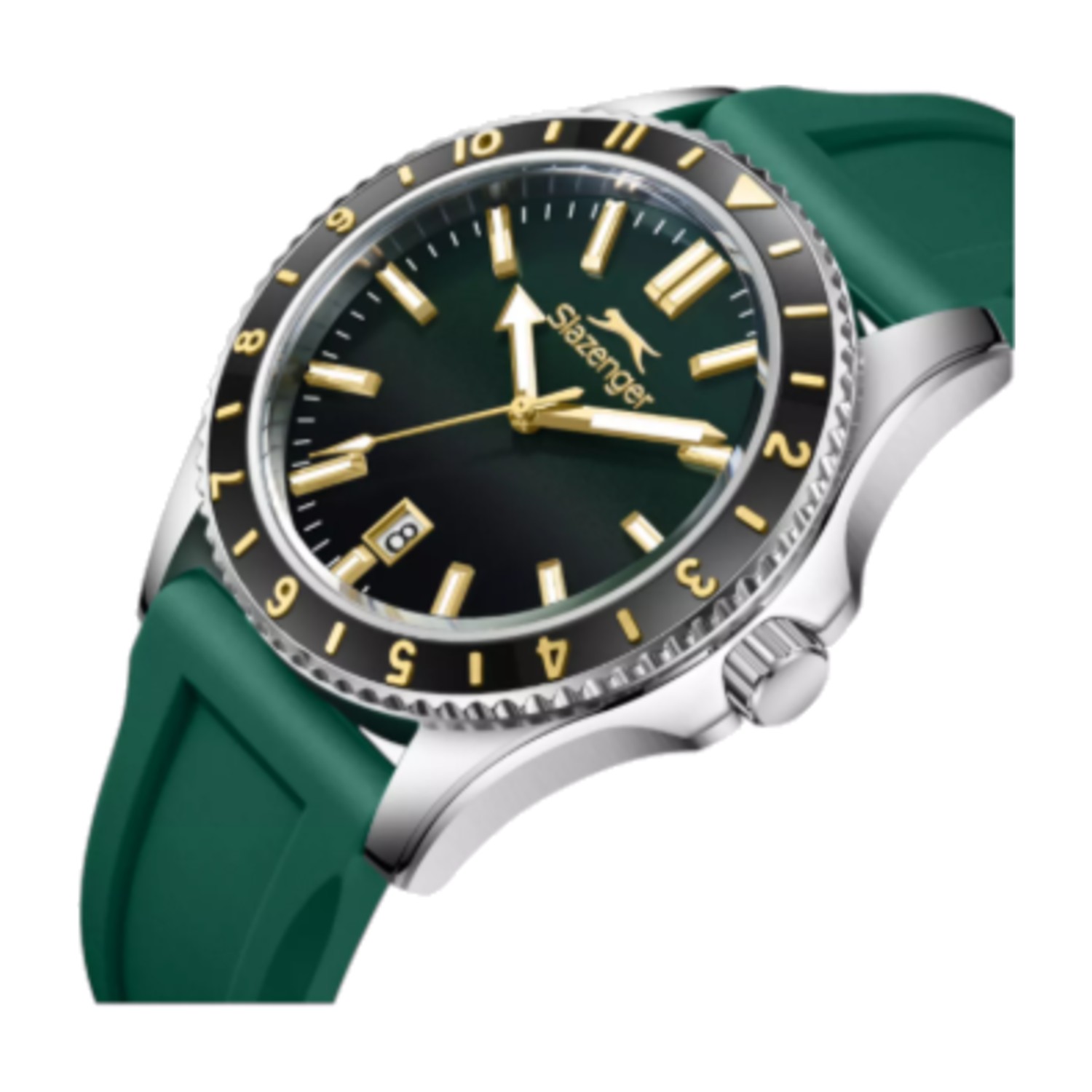Slazenger Analog Display Silicone Strap Watch