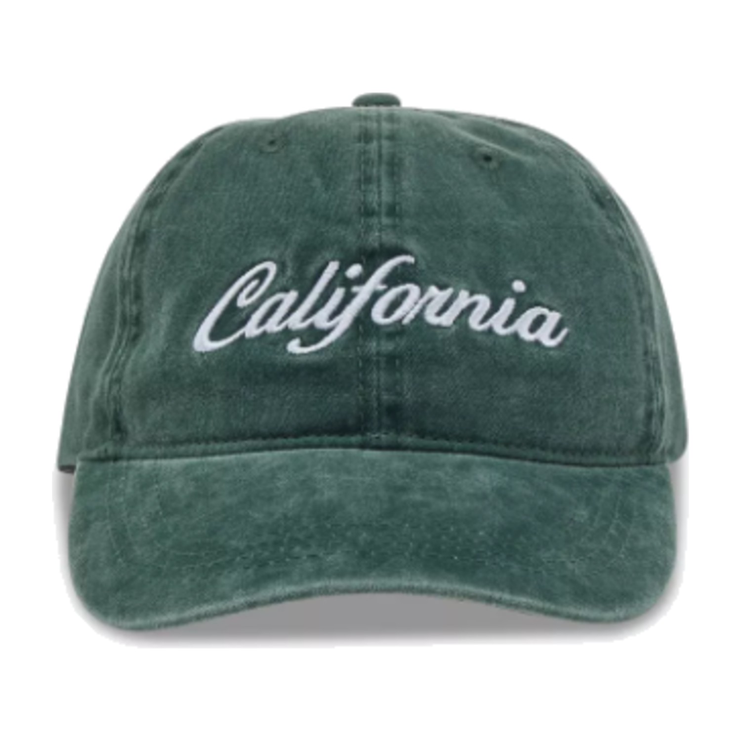 Men Cap with California Embroidered Design (Free Size) Green