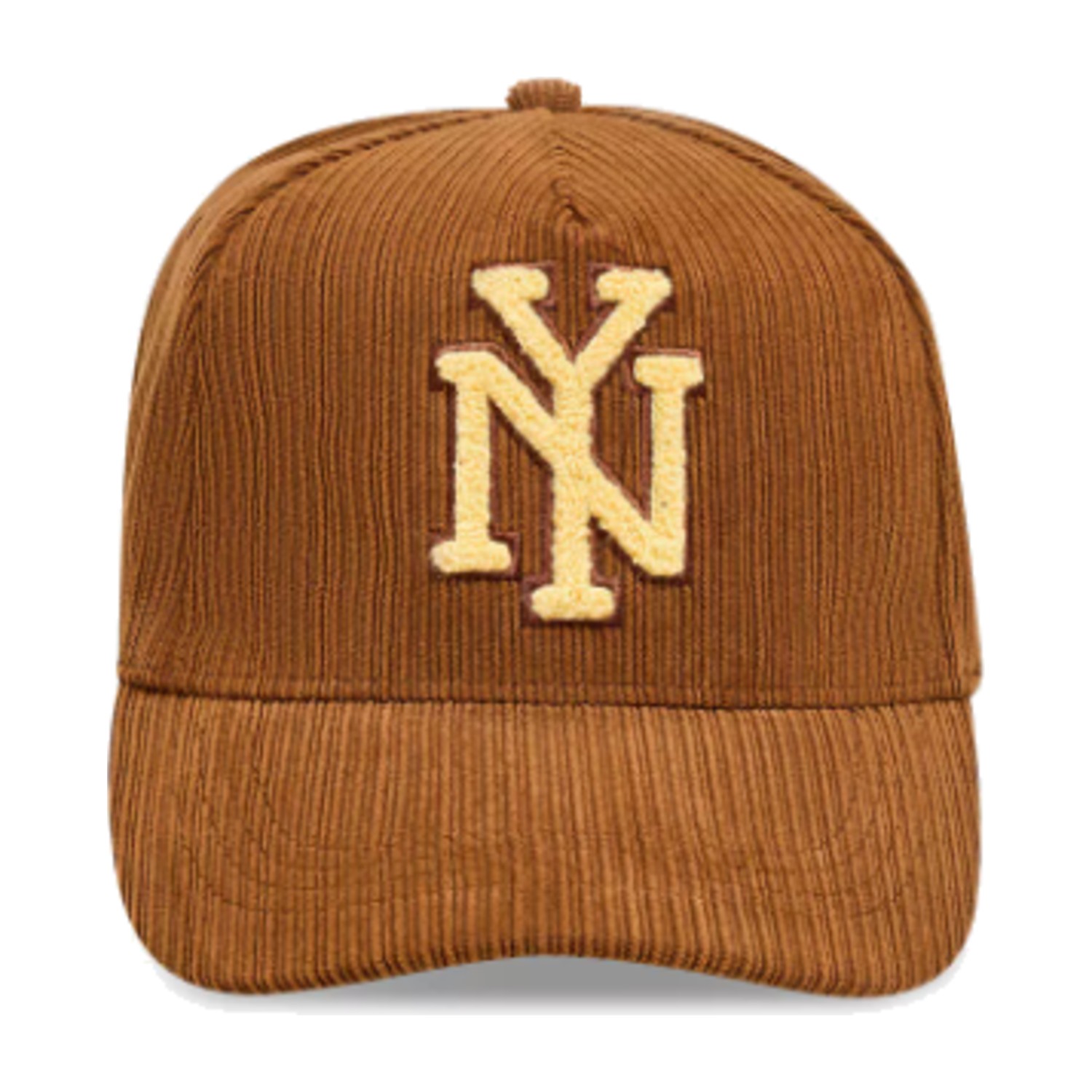 Men Cap with New York Applique (Free Size) Brown
