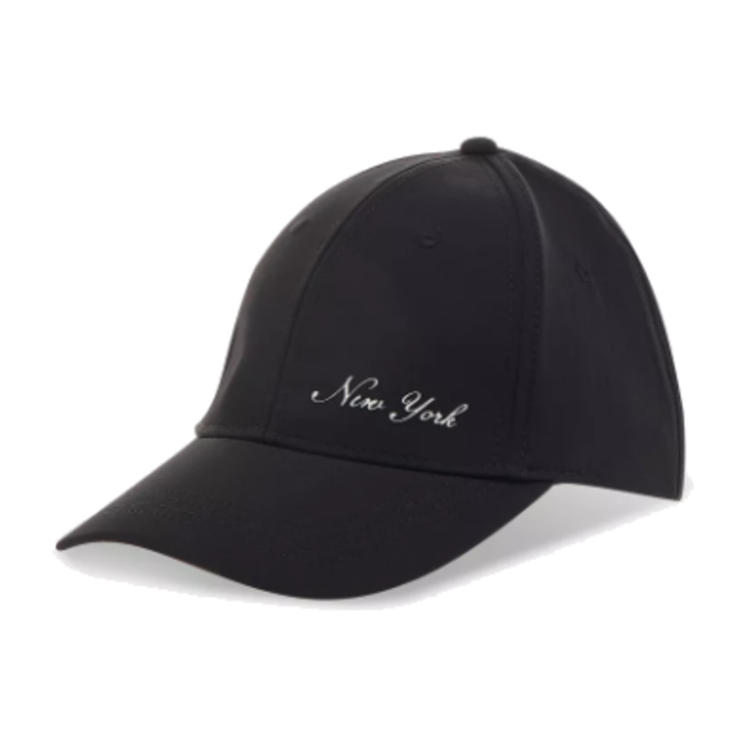 Men Cap with Buckled Strap Closure (Free Size) Black