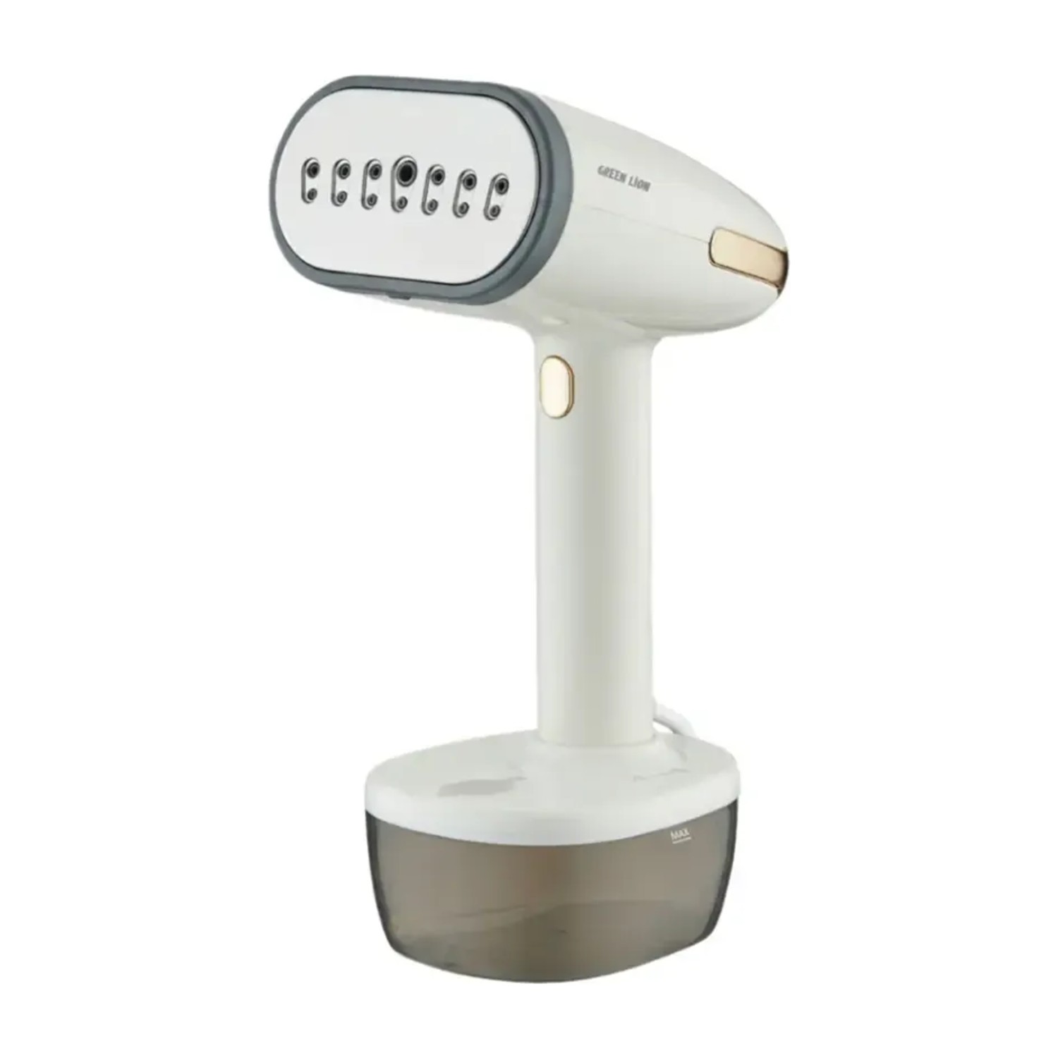 Green Lion Steam 1800W Garment Steamer – Beige | Portable Handheld Clothes Steamer with 350ml Tank