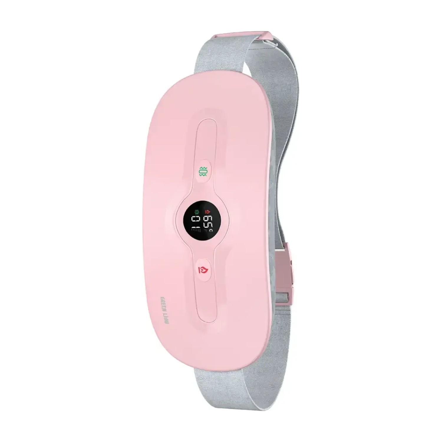 Green Lion Bloom Heat Menstrual Heating Pad – Pink | Rechargeable Heating & Massage Belt
