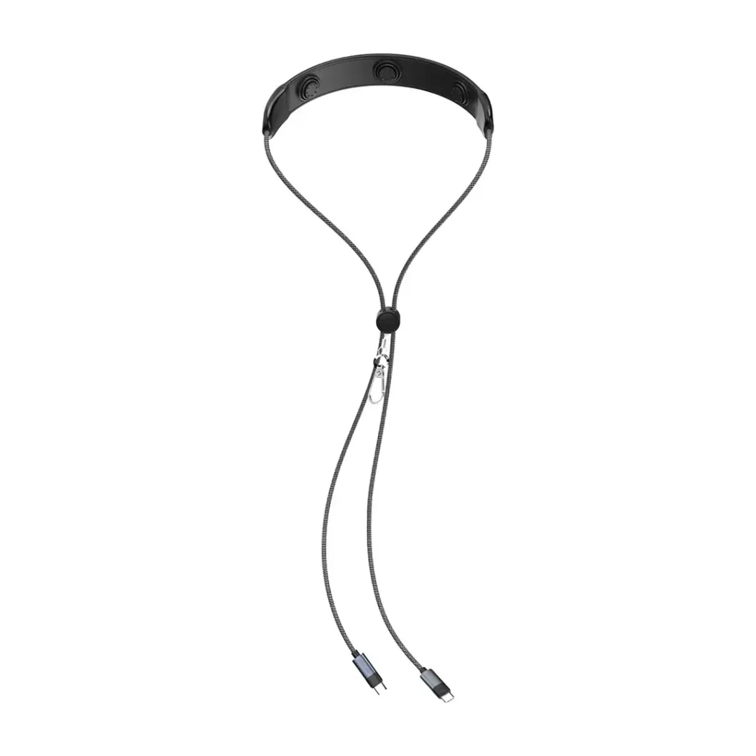 Green Lion PD 100W 3-in-1 Massage Cable – Black | USB-C to USB-C Fast Charging Cable with Hand Massager