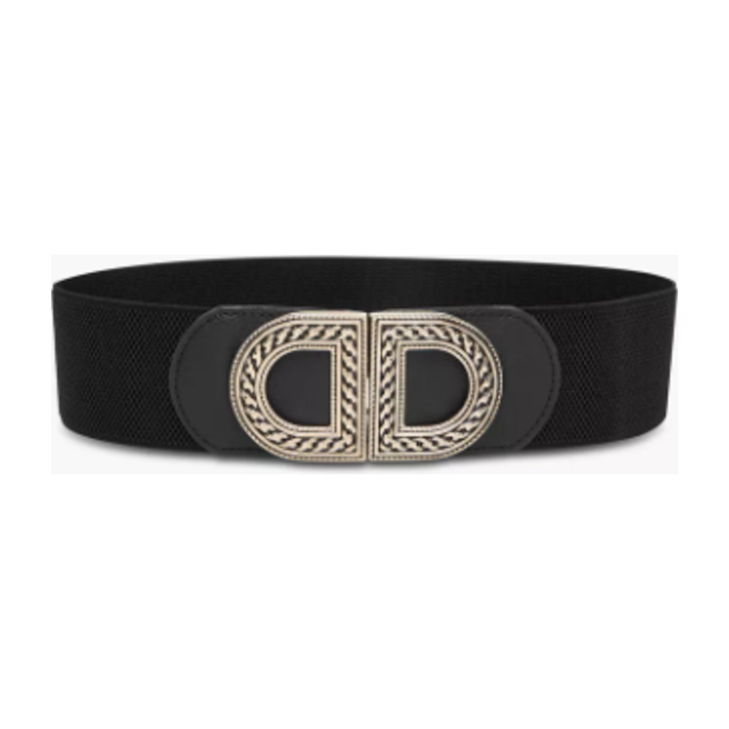 Lifestyle Metal Stretchable Belt with Buckle Detail
