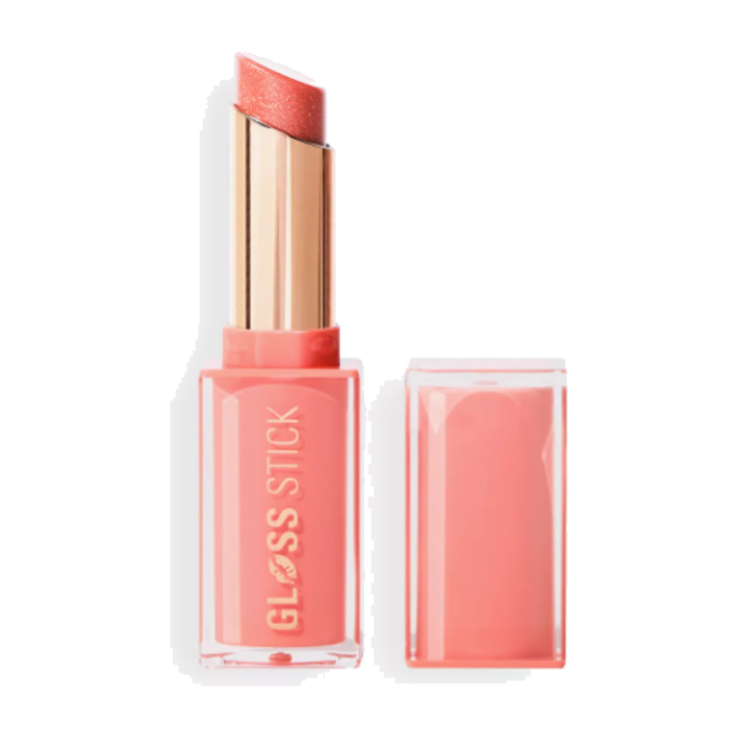 Makeup Revolution Pout Lip Gloss Stick - Shimmer Peach Sorbet Nude