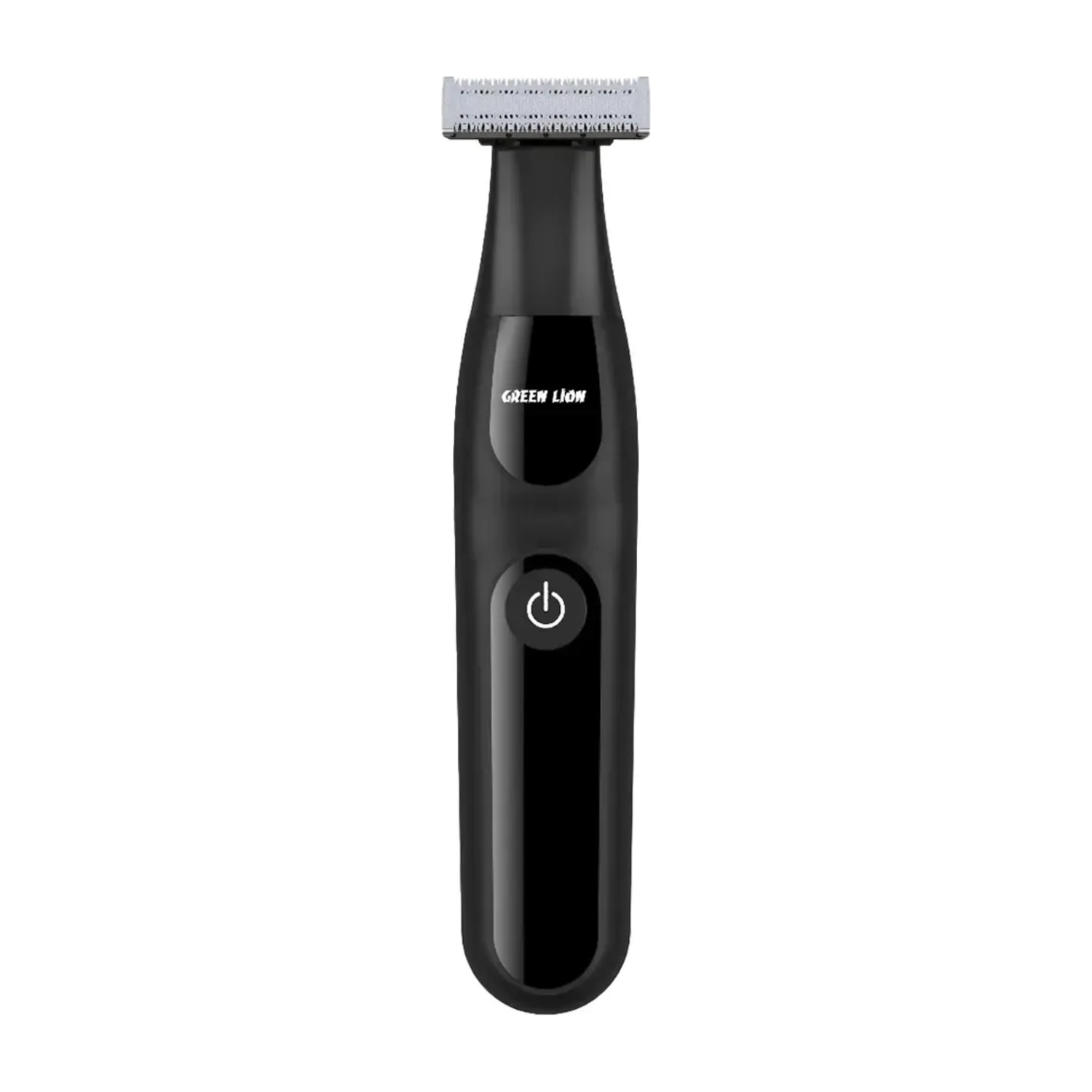 ماكينة تشذيب الشعر وشعر الأنف والحواجب Green Lion One Blade Plus – مجموعة عناية شخصية لاسلكية قابلة لإعادة الشحن بشفرات من الفولاذ المقاوم للصدأ، ومنفذ USB-C، ومقاومة للماء بمعيار IPX7 – لون أسود