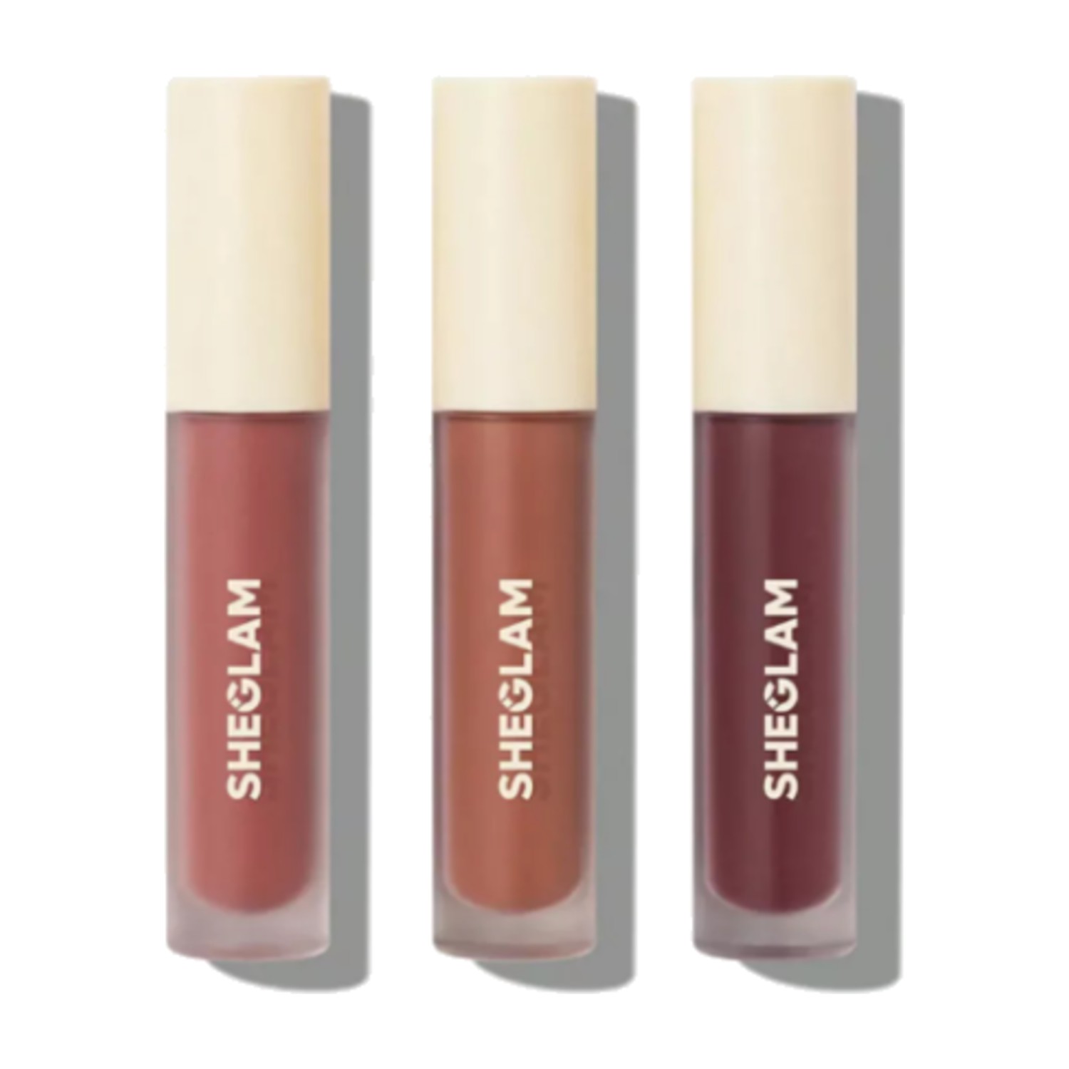 SHEGLAM Matte Allure Mini Liquid Lipstick - Set of 3 - Feel Real