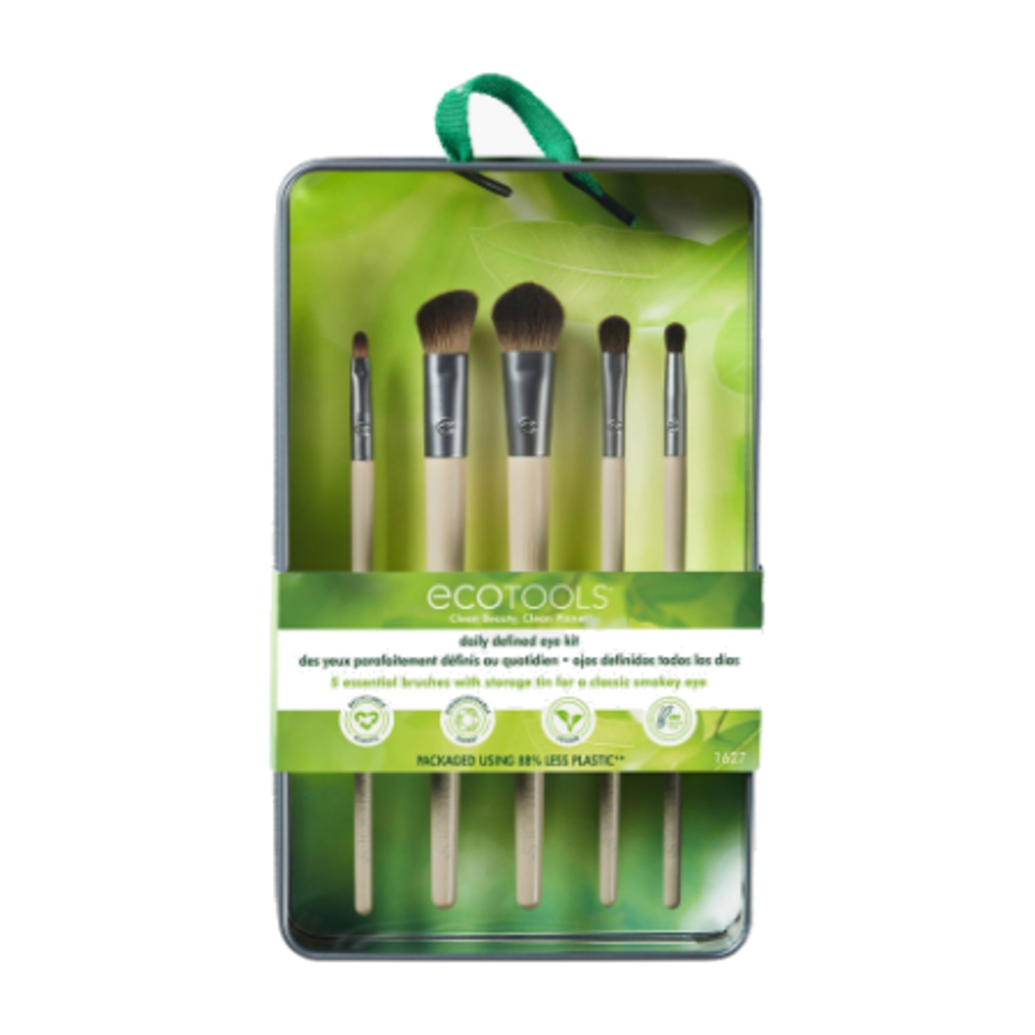 EcoTools 5-Piece Daily Defined Eye Brush Set - White