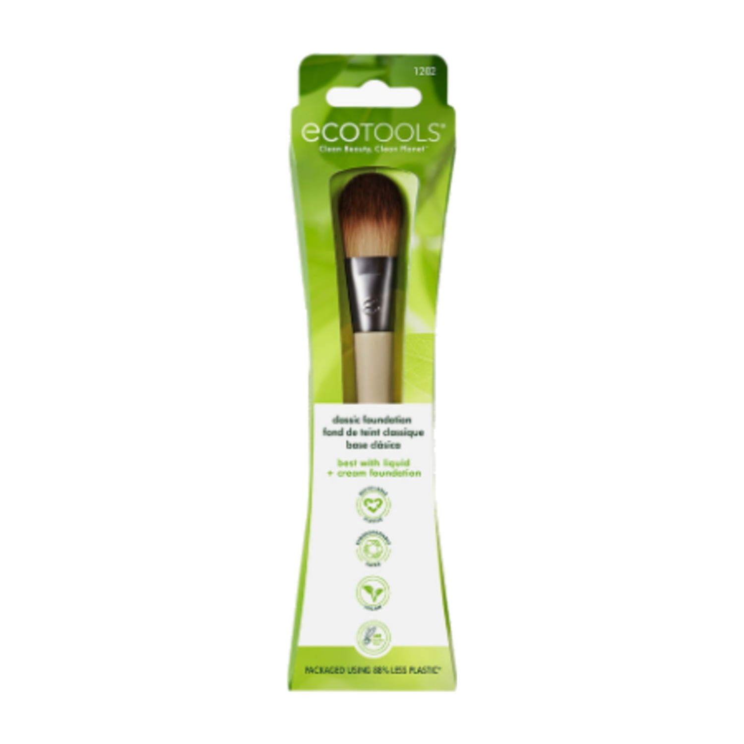 EcoTools Classic Foundation Brush - Brown
