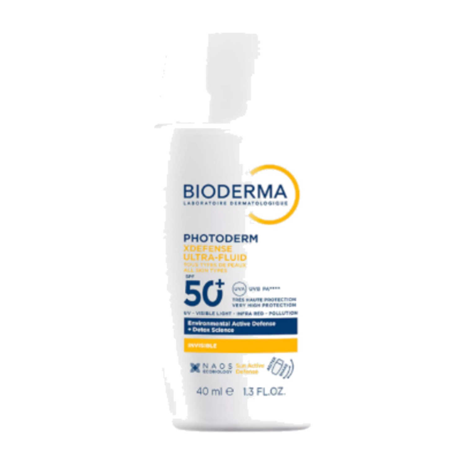 Bioderma Photoderm Xdefense Ultra Fluid SPF 50+ Sunscreen - 40 ml- INVISIBLE