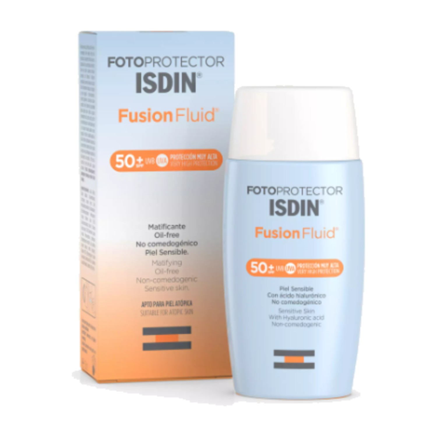 ISDIN Fotoprotector Fusion Fluid SPF 50 Plus Sunscreen - 50 ml