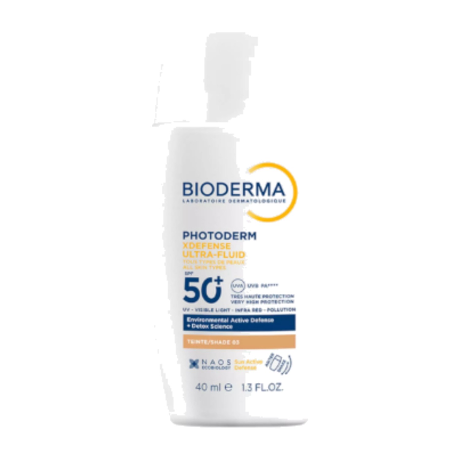 Bioderma Photoderm Xdefense Ultra Fluid SPF 50+ Sunscreen - 40 ml- shade 03