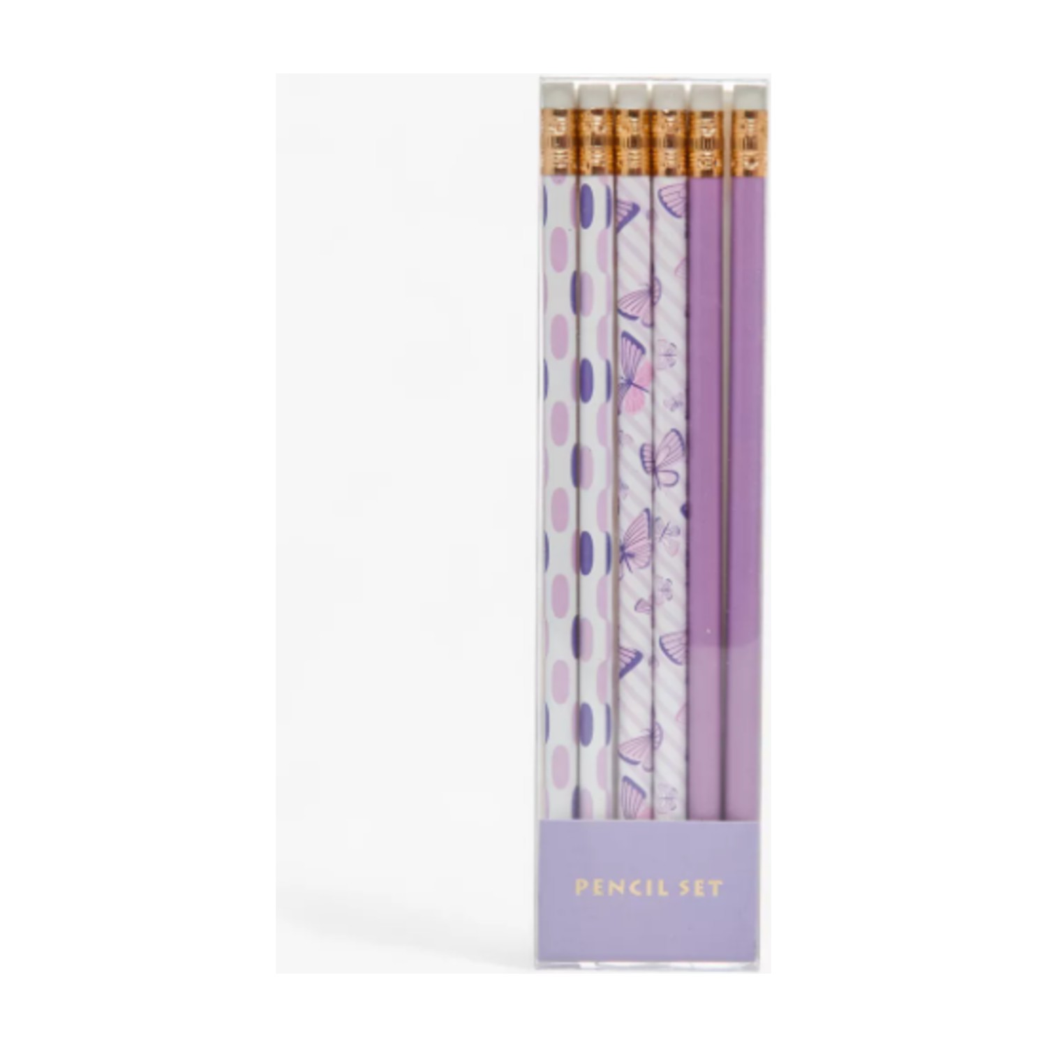 Lifestyle Assorted 6-Piece Wooden Pencil Set