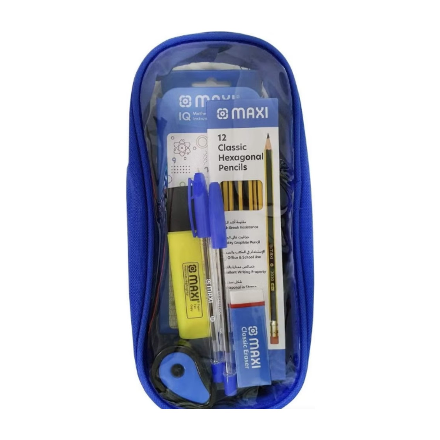 Maxi 28-Piece School Stationery Writing Kit Assorted Colors