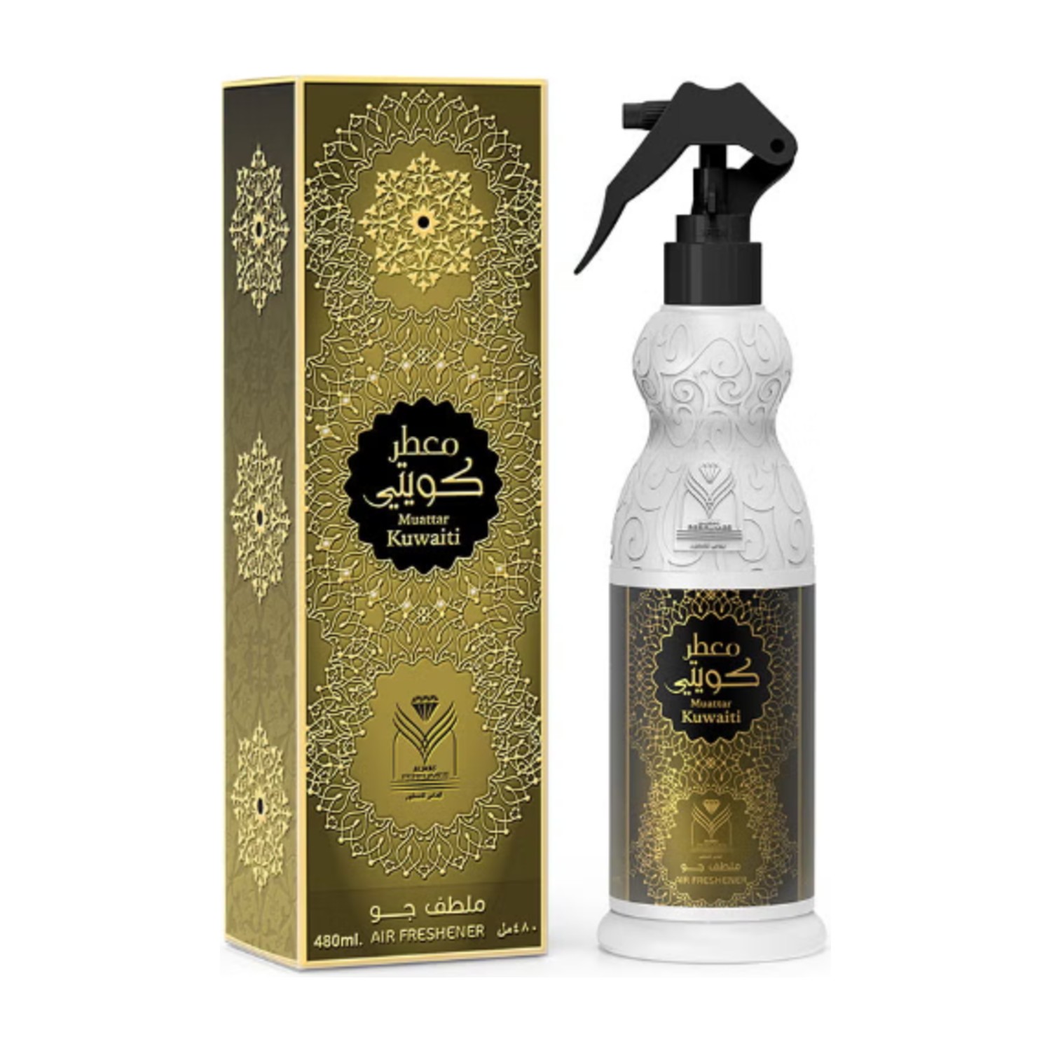معطر جو كويتي 480 مل - عطر زهري دافئ | رائحة عود طبيعية طويلة الأمد للمنزل والسيارة والمكتب
