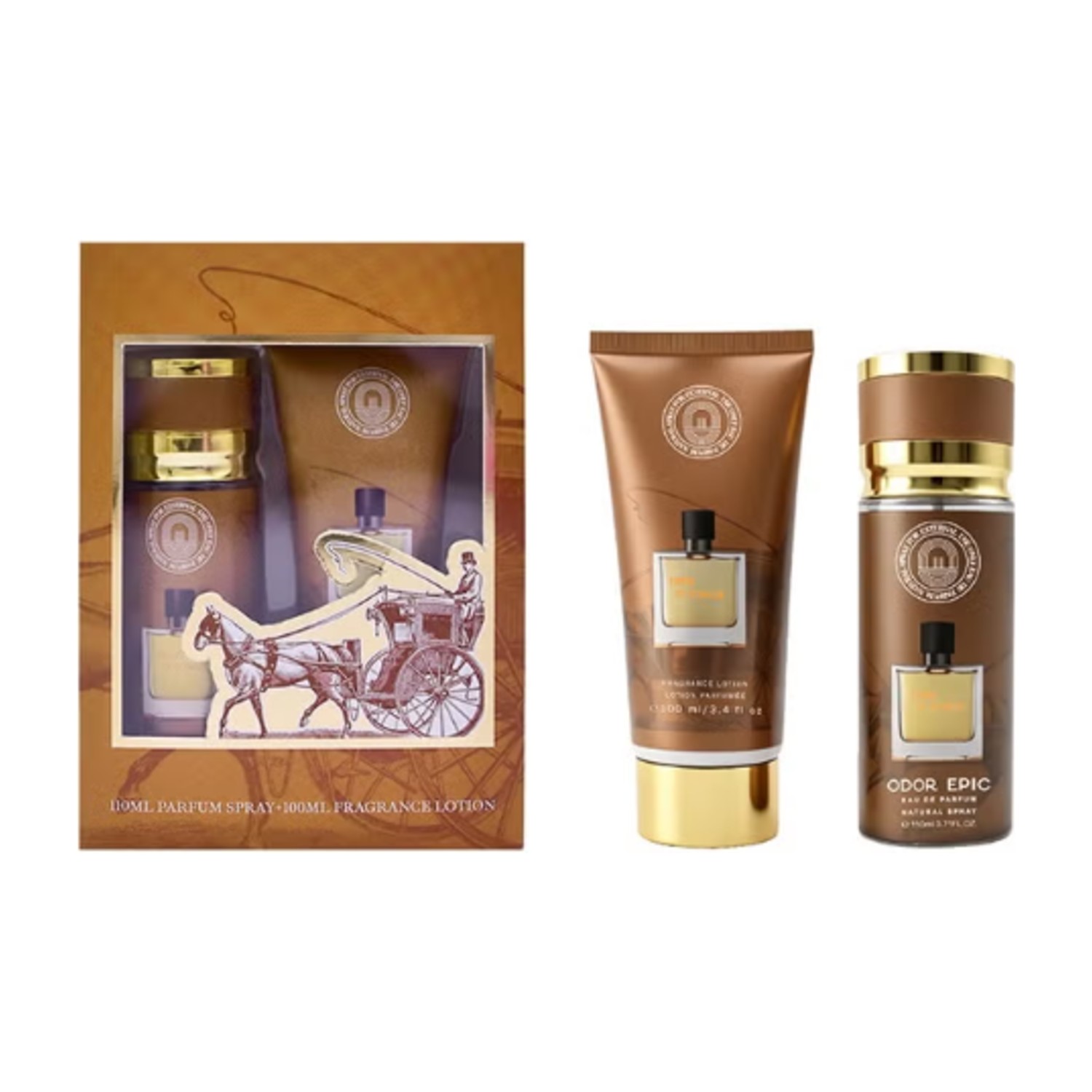 Mark Him Men’s Spicy Woody Perfume & Hand Lotion Gift Set, 2PCS Fragrance Kit ,Luxury Eau de Parfum Gift for Men, Valentine’s Day, Anniversary, Birthday