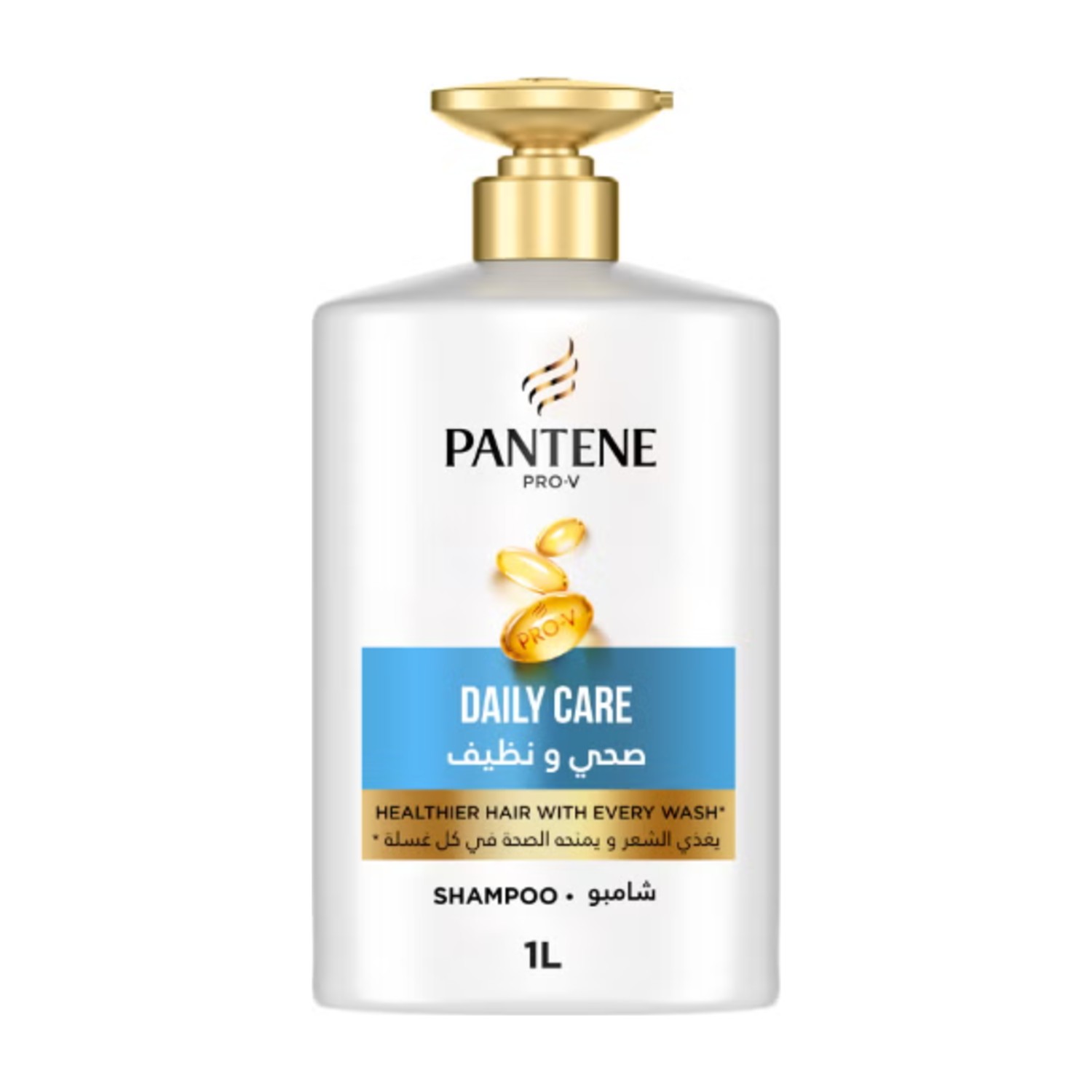 Pantene Pro-V Daily Care 2 In 1 Shampoo Healthier Hair With Every Wash white 1litre