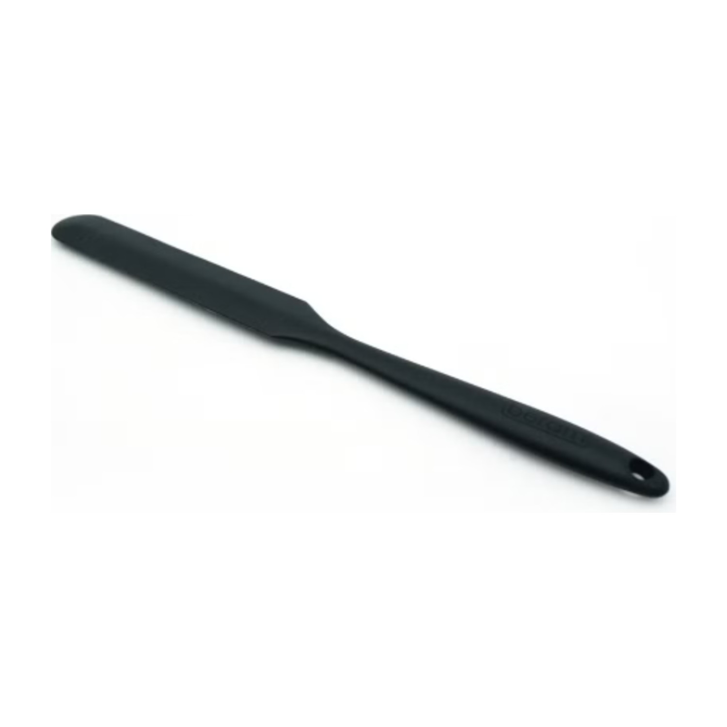 Beram Silicone Long Spatula Heat Resistant Kitchen Utensil Non-Stick Safe BPAFree Cooking Tools Spatula More–Black (Single Large Spatula)