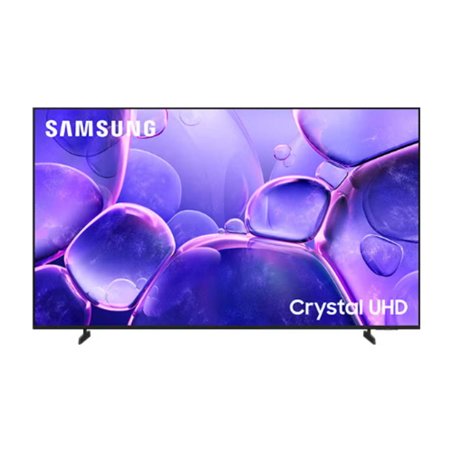 تلفزيون Crystal UHD مقاس 65 بوصة، U8000F، دقة 4K، معالج Crystal 4K، تصميم MetalStream، نظام أمان Knox، محتوى مجاني لا حصر له، تلفزيون ذكي، UA65U8000FUXZN (إصدار الإمارات 2025) - لون أسود