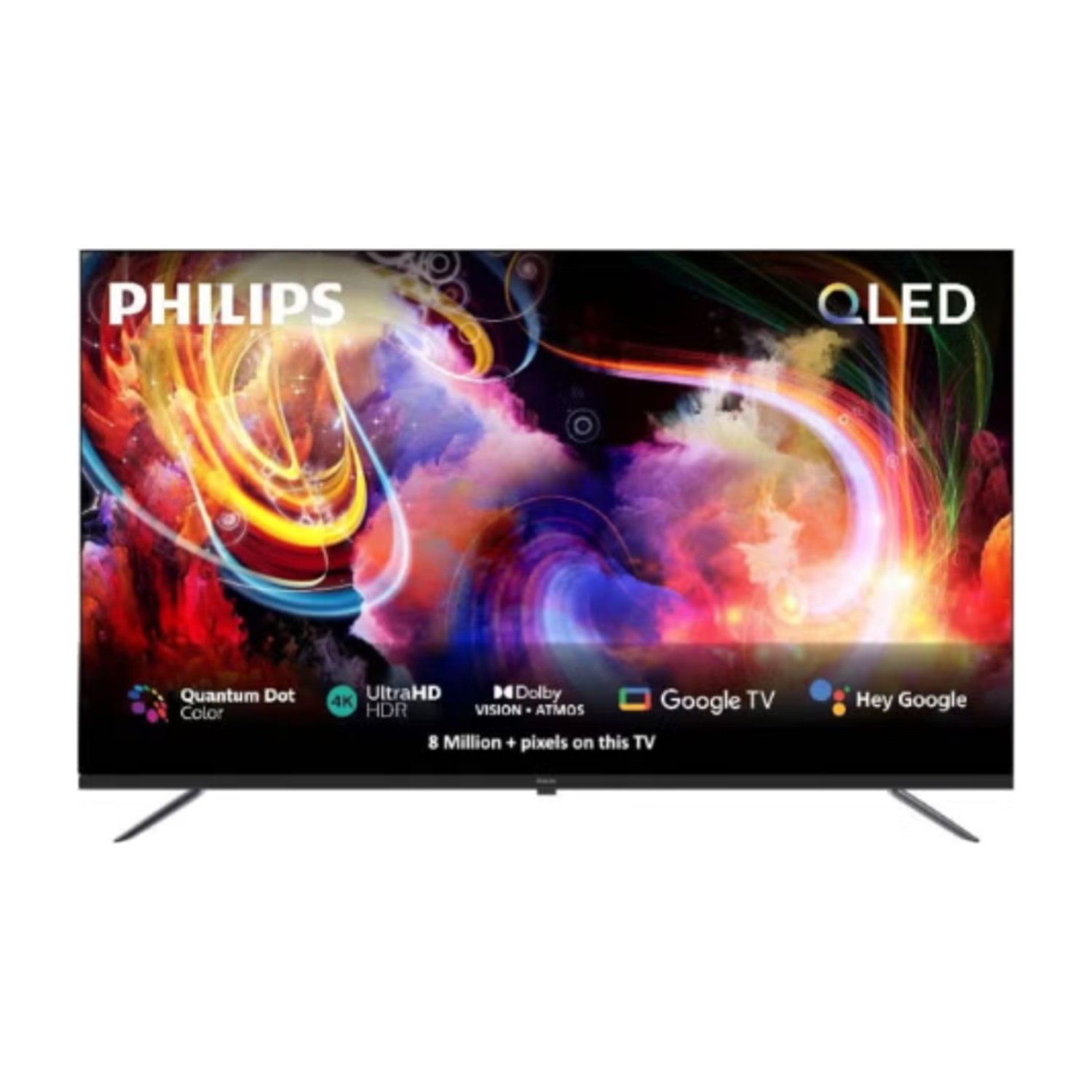 تلفزيون جوجل الذكي 65 بوصة QLED 4K 65PQT8169/56 أسود 65PQT8169/56 أسود