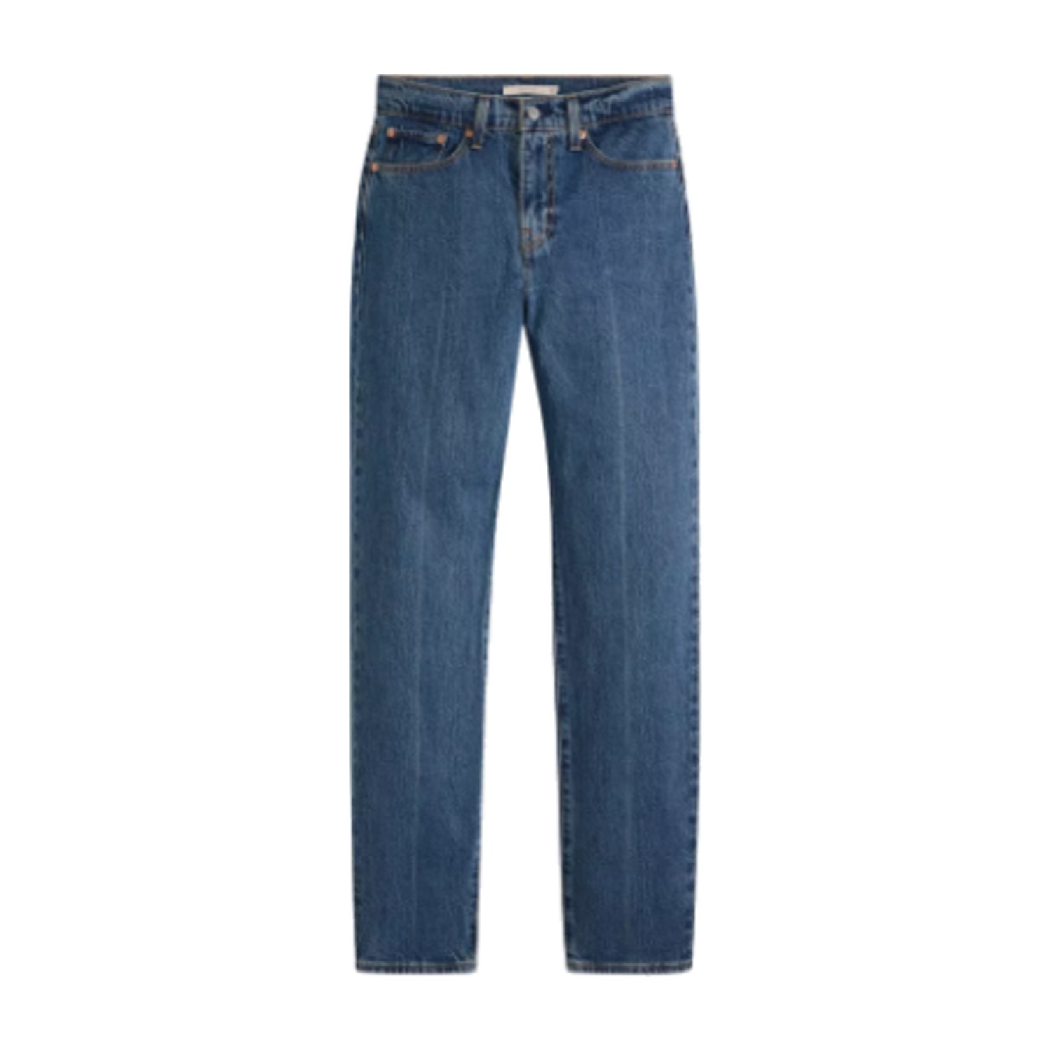 بنطال جينز نسائي من Levi's بقصة ضيقة (Slim Fit) ولون أزرق معالَج بتقنية "ستون ووش" (Stone Wash) - طول الساق الداخلي 30 - مقاس 29