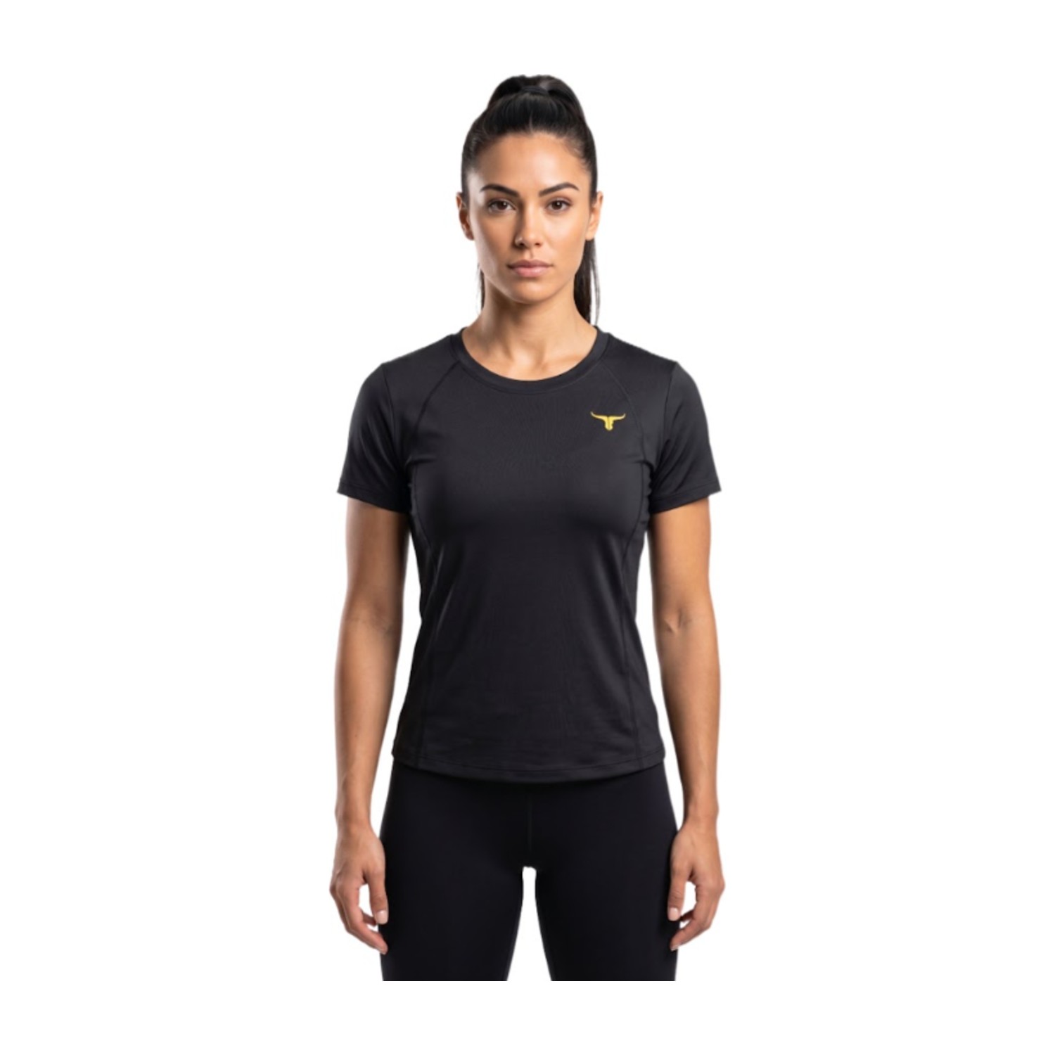 KittyHawk Womens تي شيرت - أسود - S
