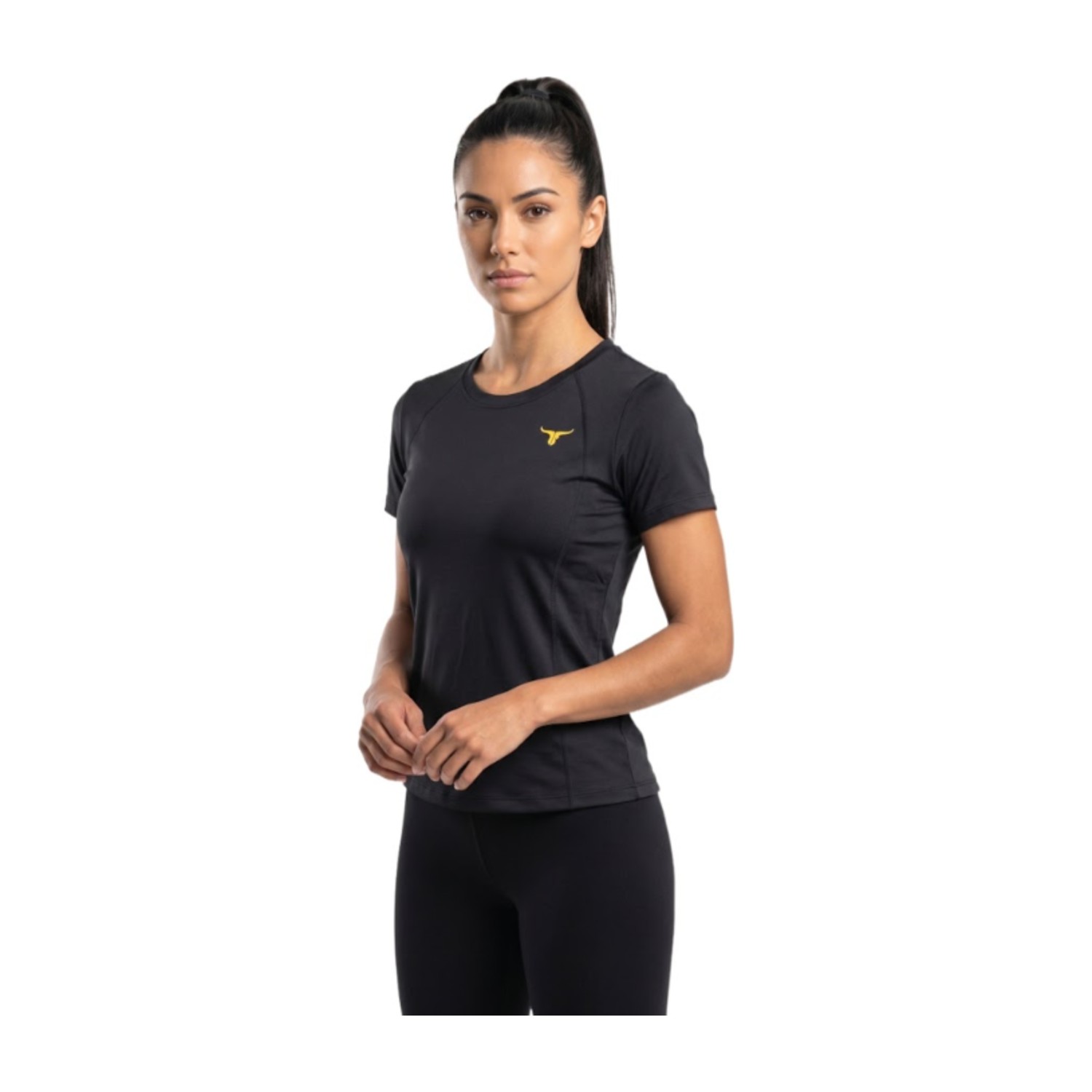 KittyHawk Womens تي شيرت - أسود - XS
