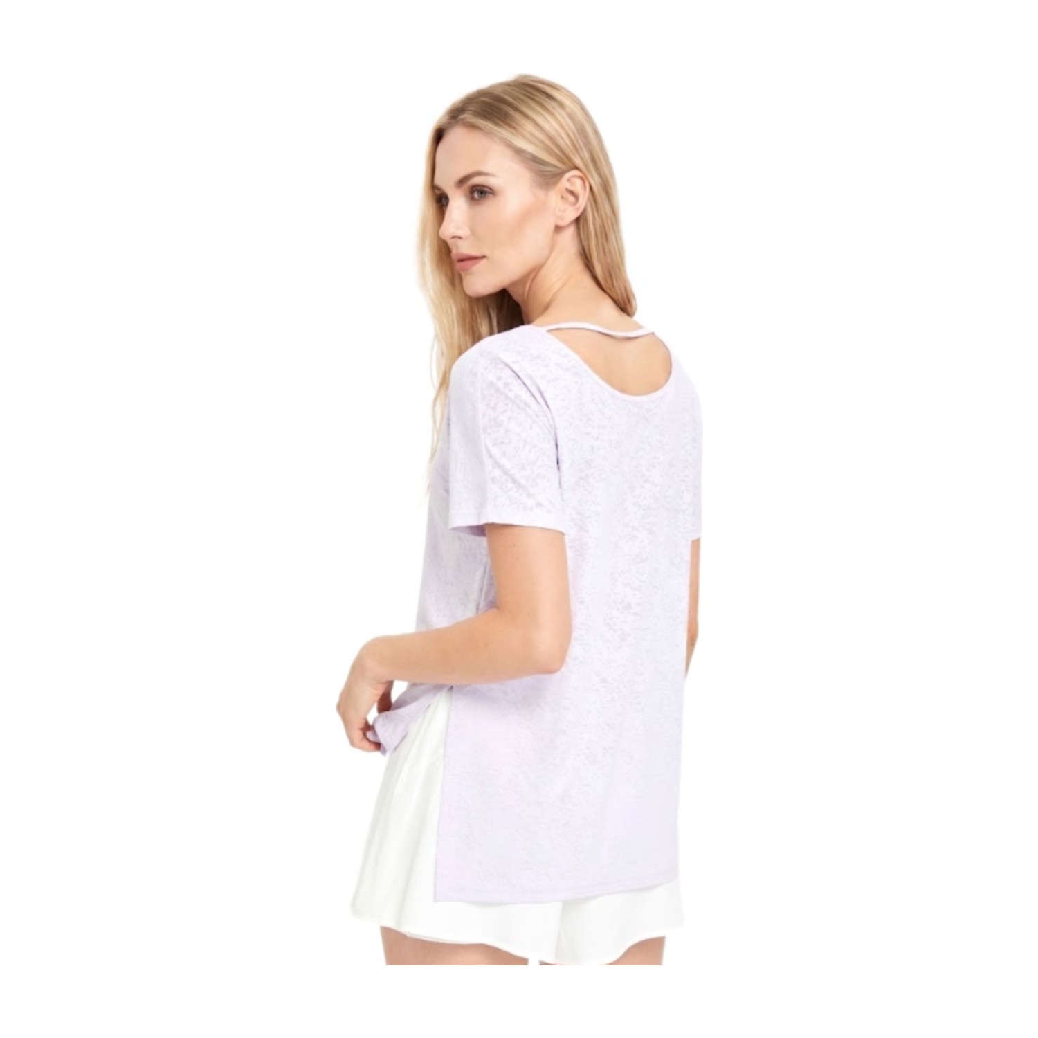 LeapSweep Womens T-Shirt - Purple - L