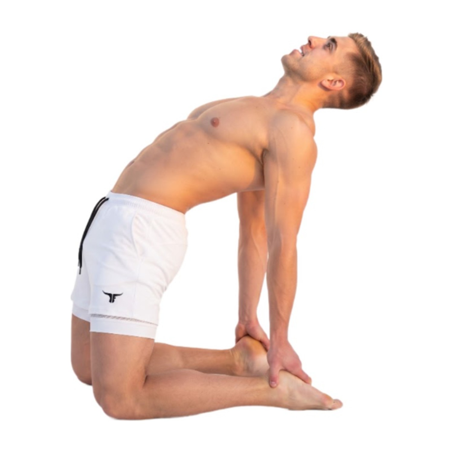 SprintHint - Mens 2-in-1 شورت - أبيض - XL