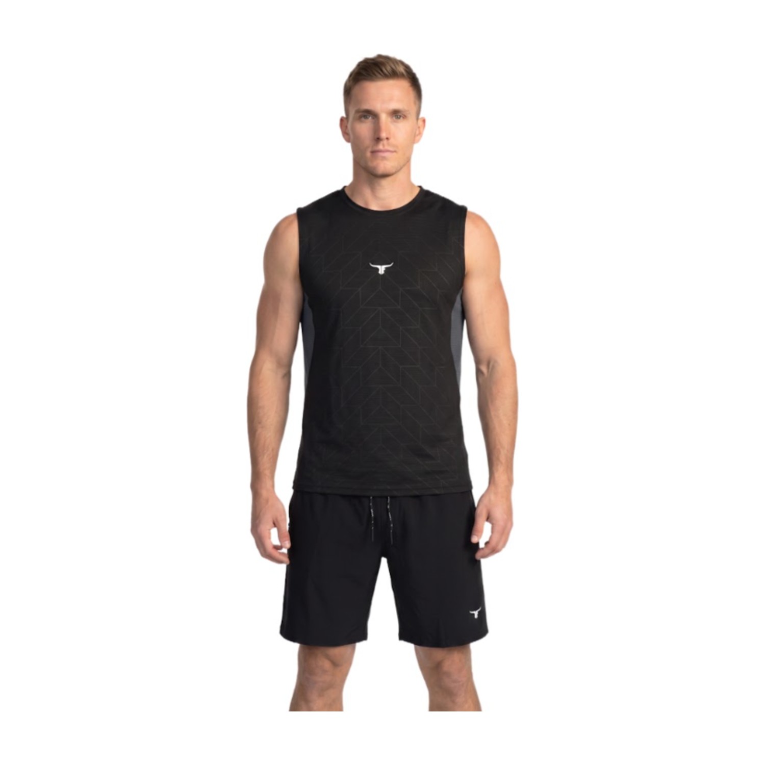 VitalVenture Athletic Men's تانك توب - أسود - L