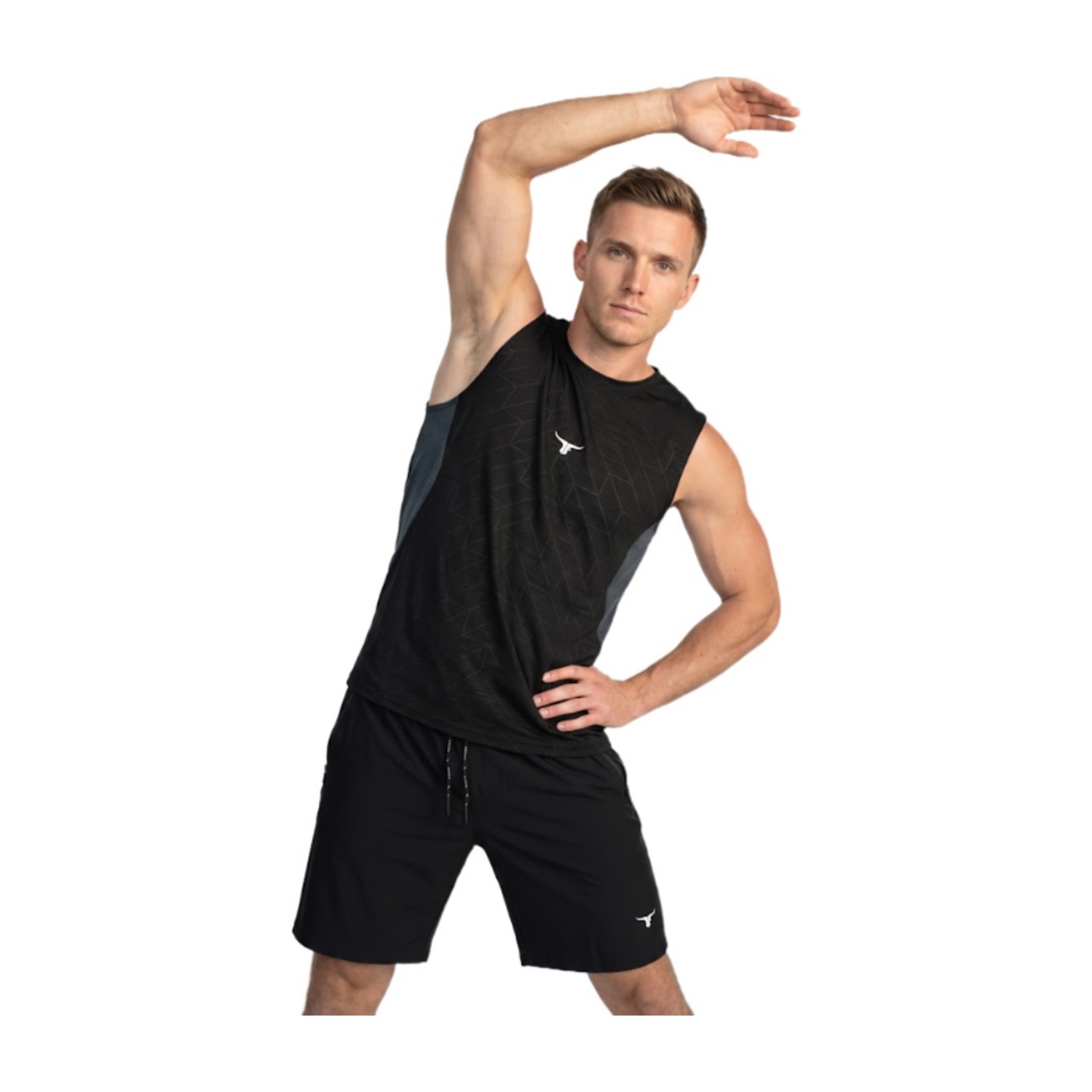 VitalVenture Athletic Men's تانك توب - أسود - M