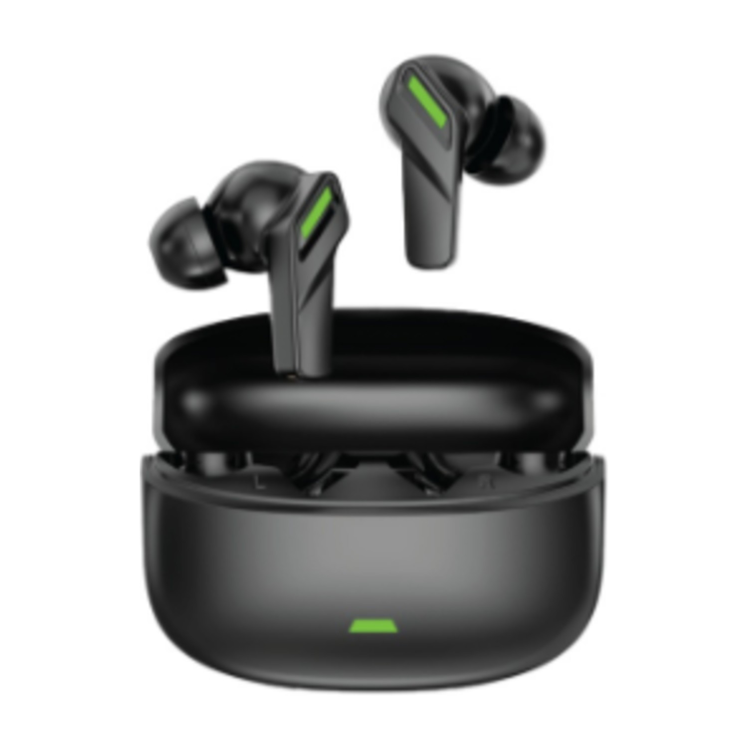 Green Lion Salermo True Wireless Earbuds - Black