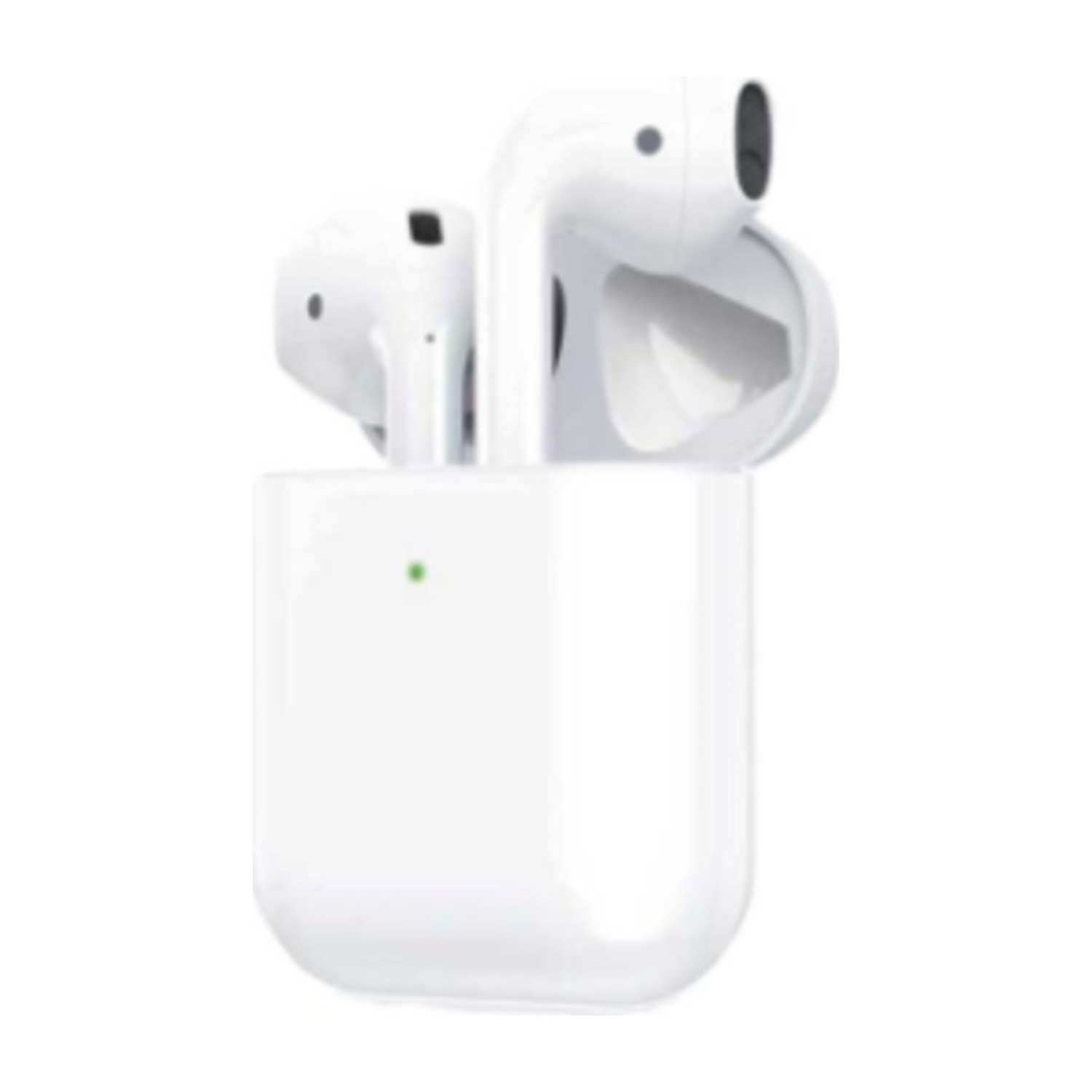 سماعات أذن Green Lion True Wireless Earbuds 2 مع ميكروفون مدمج وعلبة شحن G1 - لون أبيض