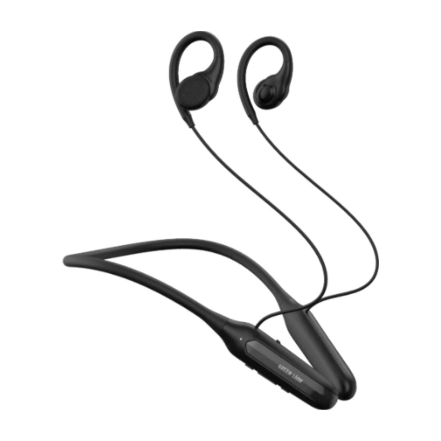 Green Lion Spirit Open-Ear Neckband - Black