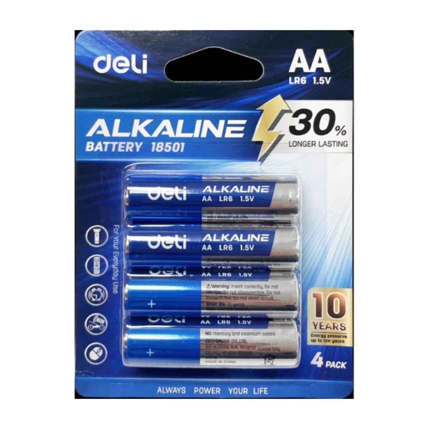 Deli Battery AA(1X4)