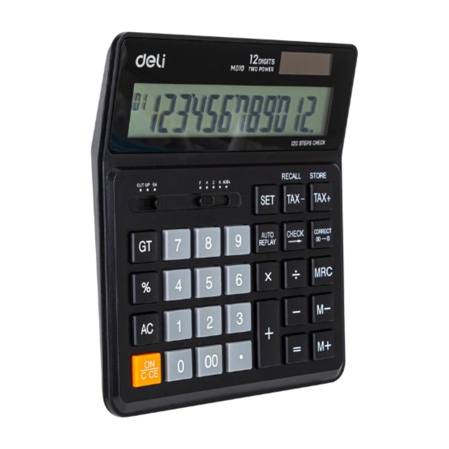 Calculator Plastic 120 Steps/Tax 12 Digits