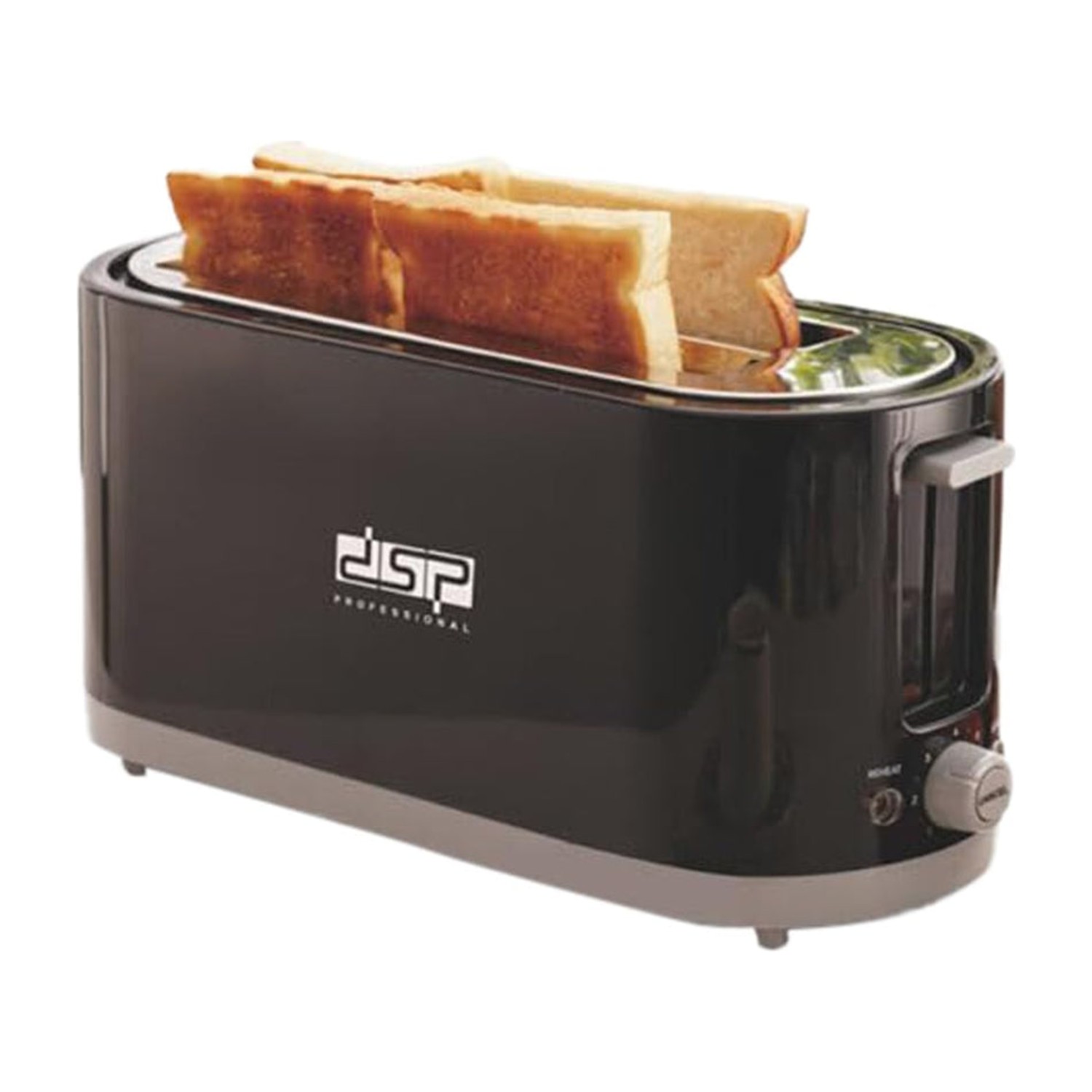 Dsp Professionals 3 in 1 Toaster Machine 1400W 4 Slices Wide Slot with 7 Temperature Settings