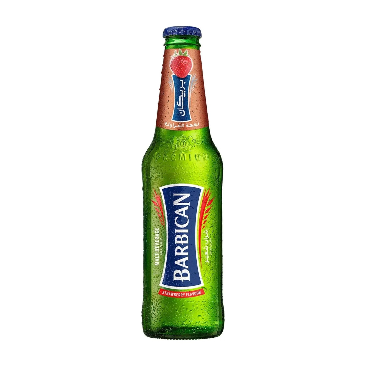 Barbican Strawberry Flavour Non-Alcoholic Malt Beverage Bottle, 330ml Pack of 6