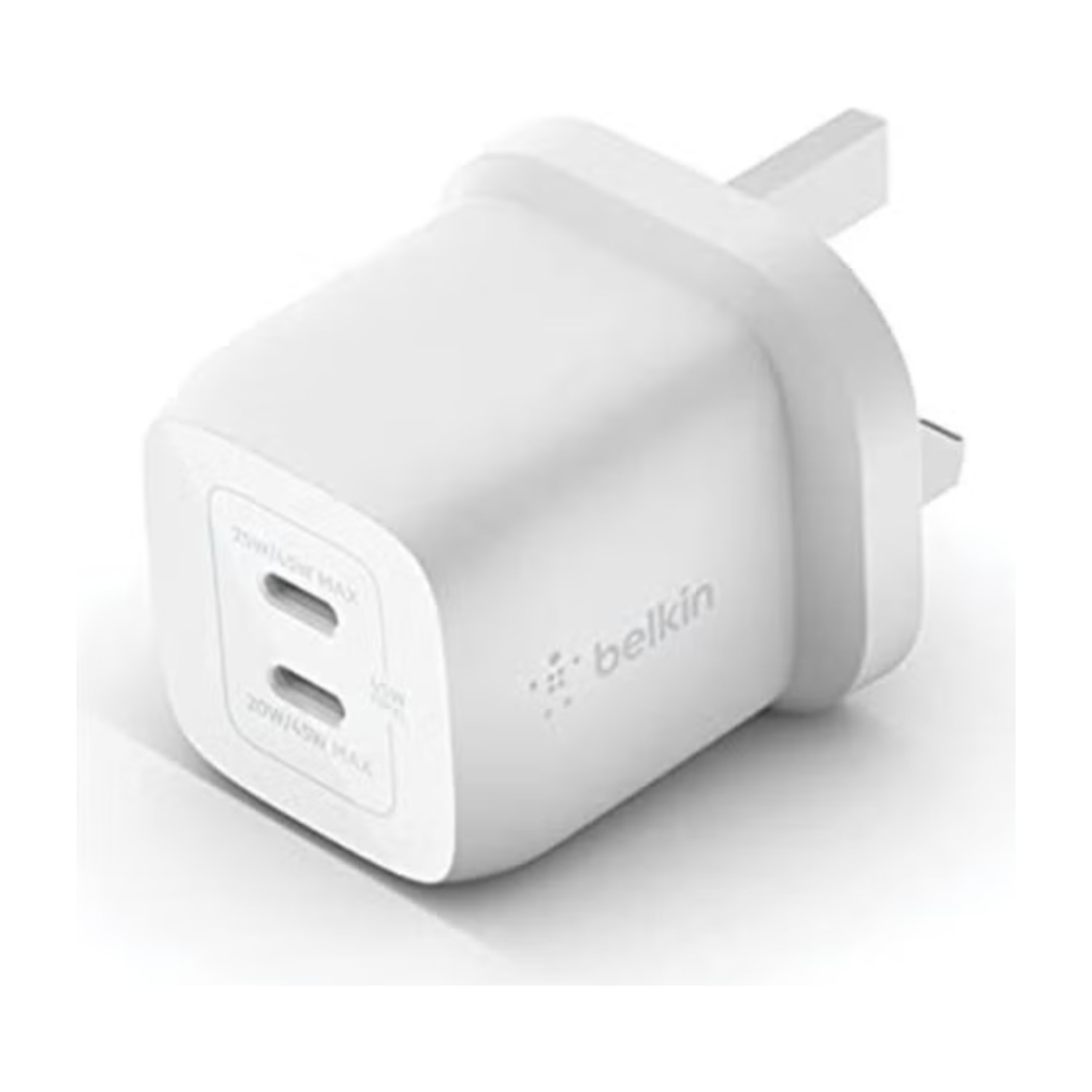 شاحن Belkin Boost Charge Pro ثنائي الجدار 45 واط