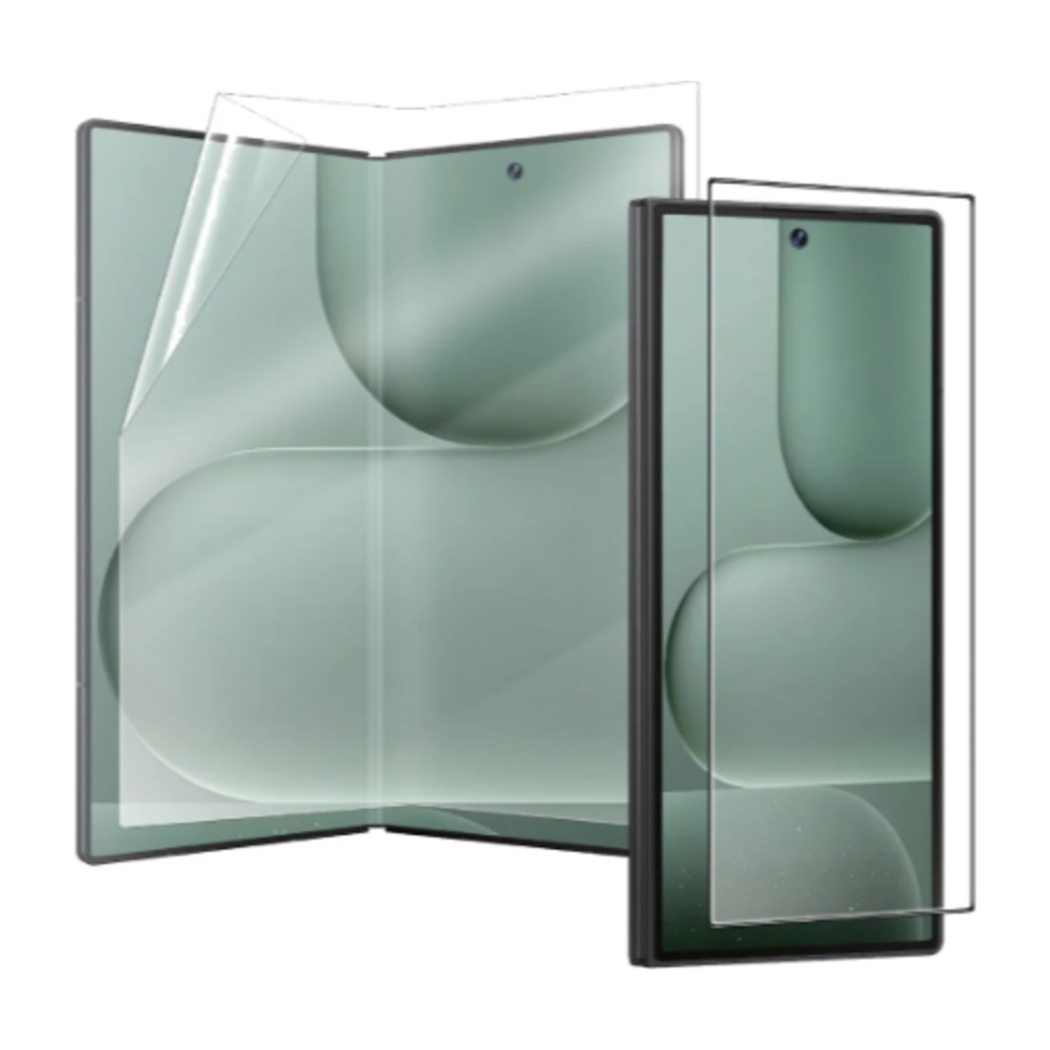 Green Lion Fold Protection Pack (Front Glass & Inner EPU Film) for Samsung Galaxy Z Fold 8 / Z Fold 7 - HD Clear