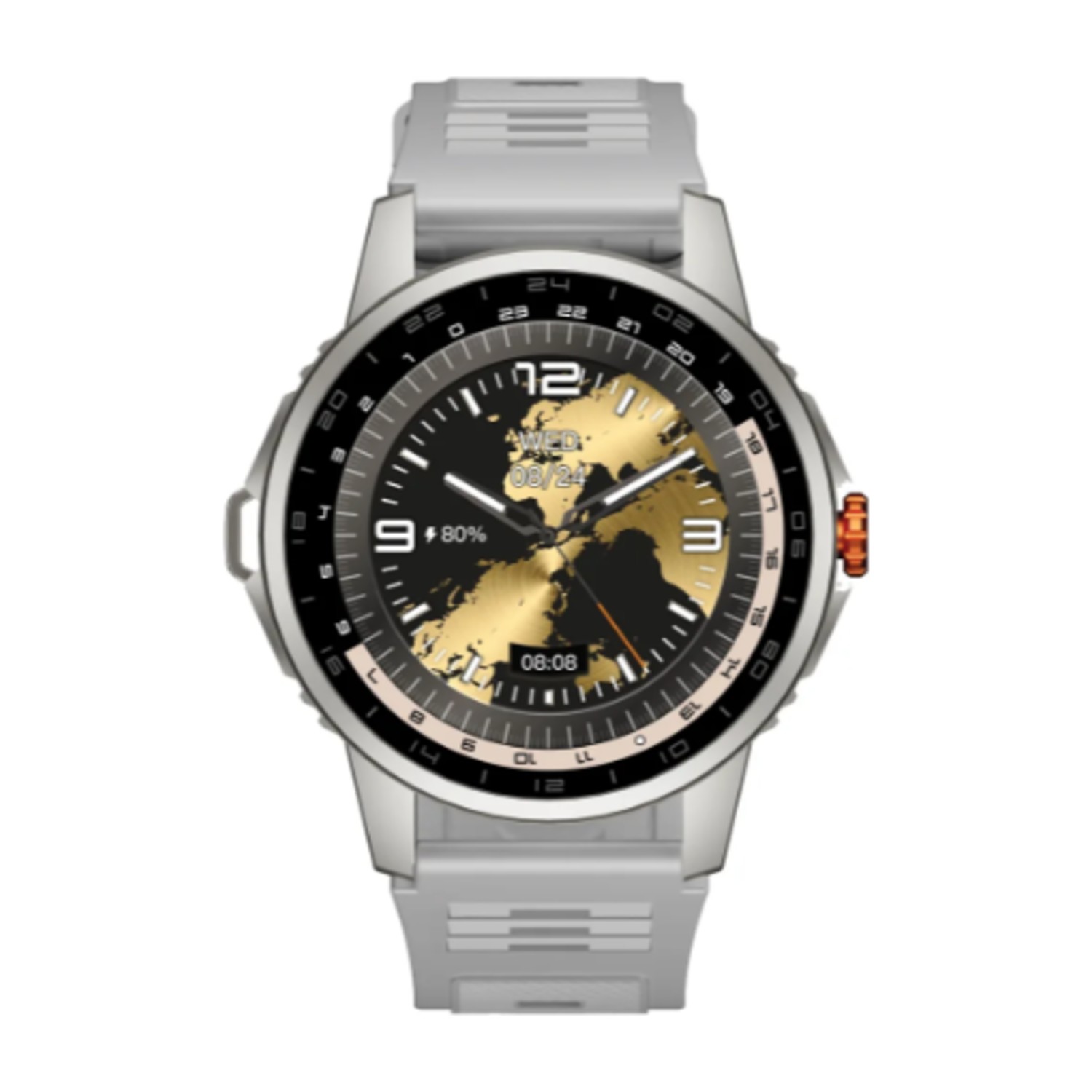 Green Lion Force Smart Watch - Titanium Silver