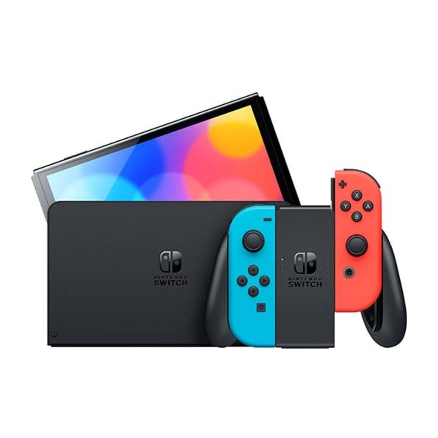 موديل Switch OLED (2021) - نيون أحمر وأزرق جوي كون (إصدار الإمارات العربية المتحدة)