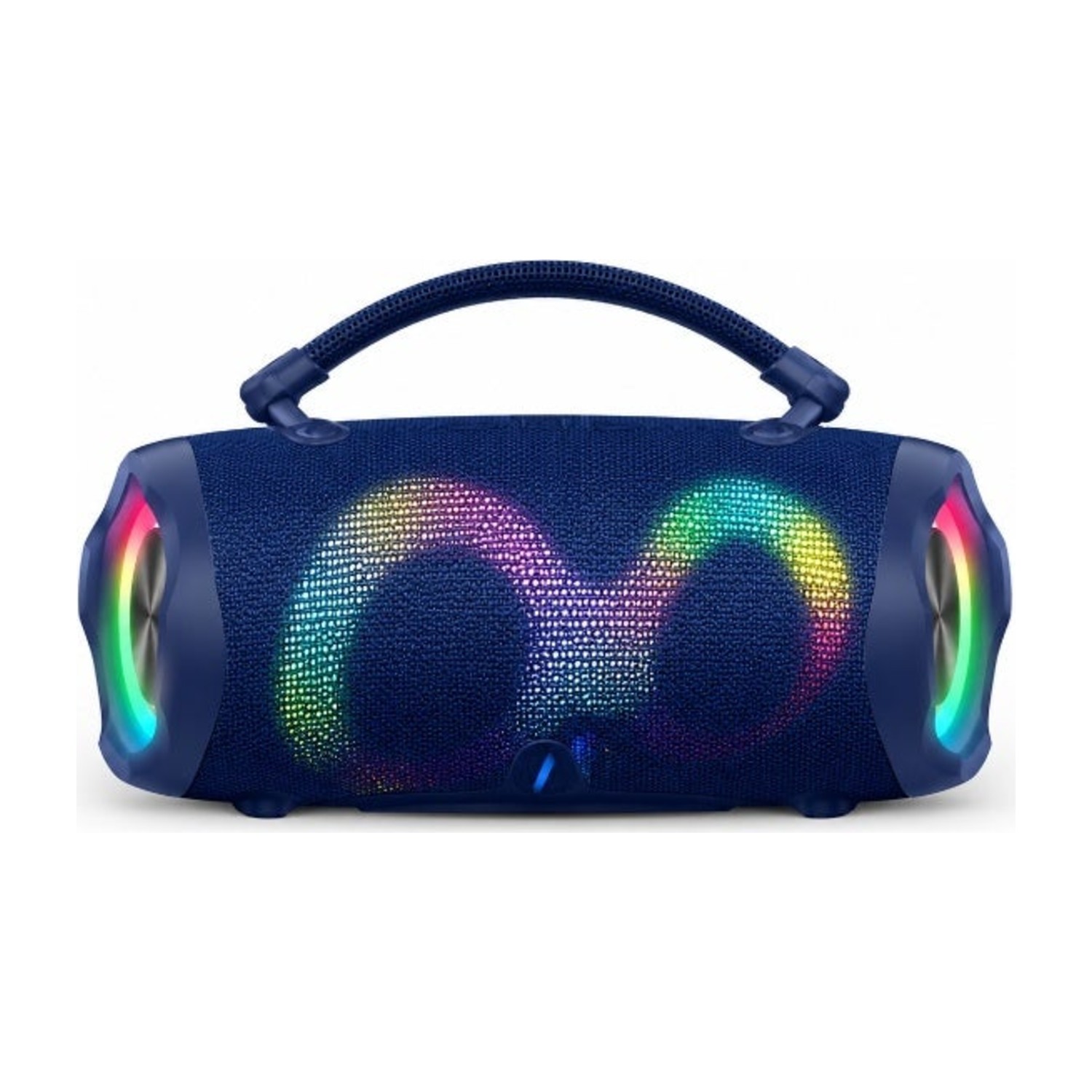 مكبر صوت بلوتوث لاسلكي محمول M50Plus بطارية زرقاء 15000 مللي أمبير في الساعة، أضواء حفلة RGB، صوت جهير عميق، اقتران ستيريو TWS، USB قابل لإعادة الشحن، مكالمات بدون استخدام اليدين، مكبر صوت تخييم في الهواء الطلق