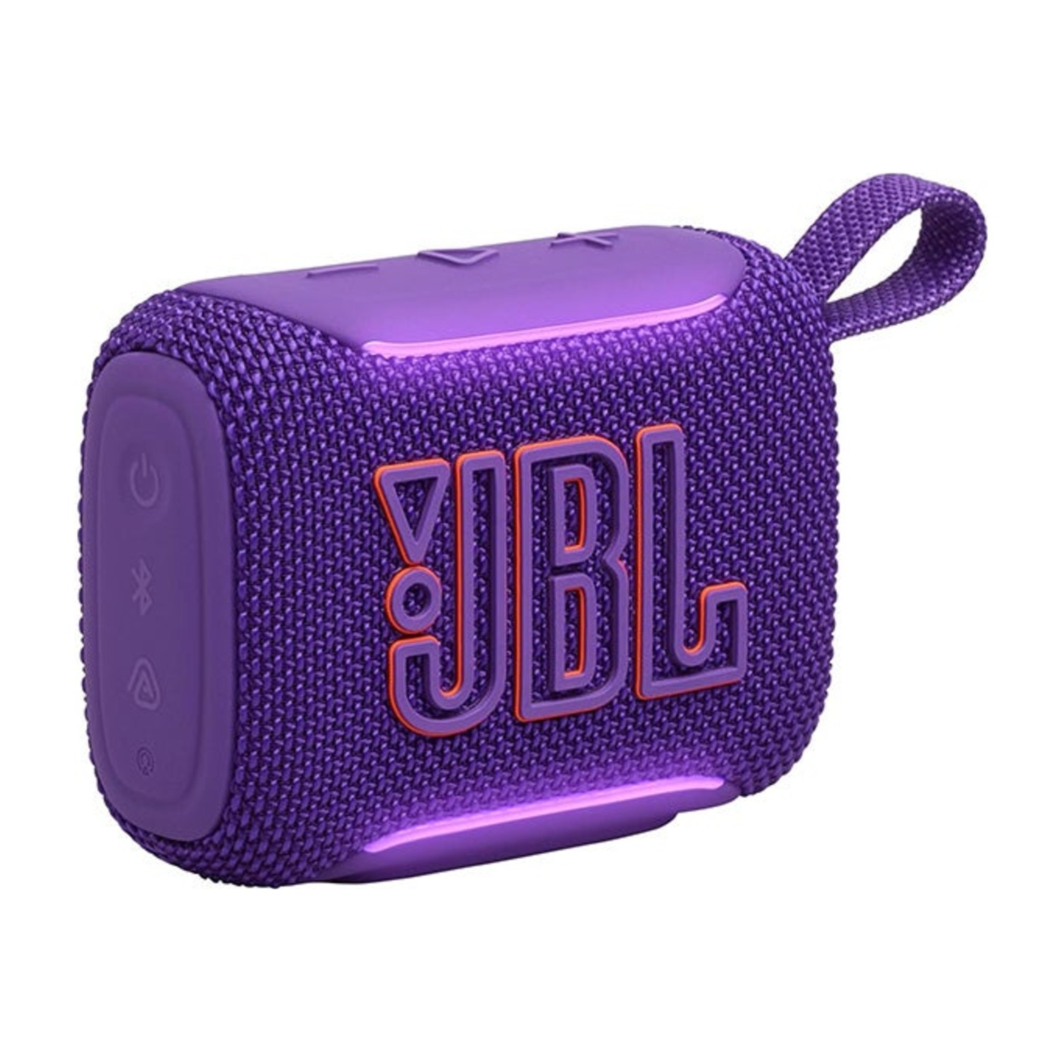 سماعات بلوتوث محمولة من JBL Go 5 مع إضاءة للحواف المحيطة، مقاومة للماء والغبار IP68، وقت تشغيل 10H، اقتران ستيريو AirTouch، Auracast™، صوت USB - C بدون فقد – مضغوط ومقاوم للسقوط، أرجواني