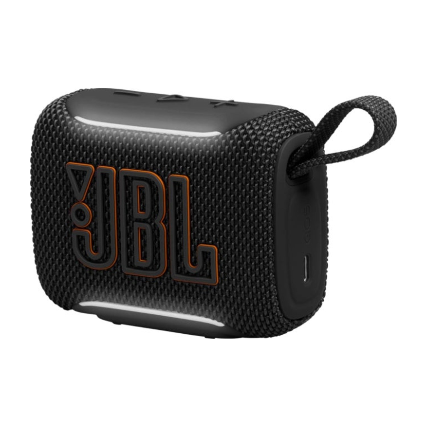 سماعات بلوتوث محمولة من JBL Go 5 مع إضاءة للحواف المحيطة، مقاومة للماء والغبار IP68، وقت تشغيل 10H، اقتران ستيريو AirTouch، Auracast™، صوت USB - C بدون فقد – مضغوط ومقاوم للسقوط، أسود