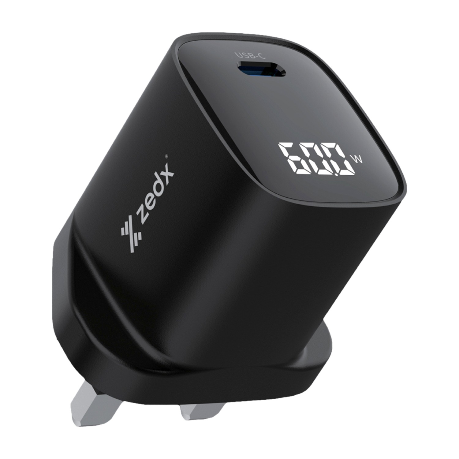 محول شاحن حائط سريع Zedx 60W GaN - ZE -08