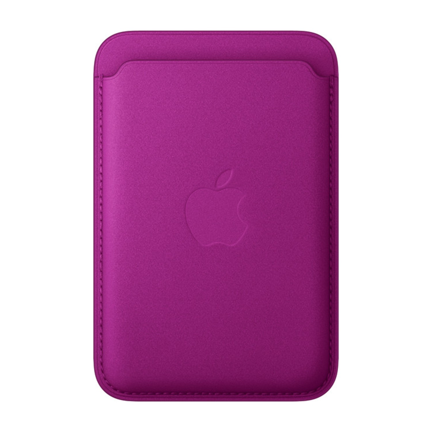 Apple Official FineWoven Wallet with MagSafe for iPhone, Magnetic Card Holder with Find My Support, Durable Microtwill Fabric - Magenta