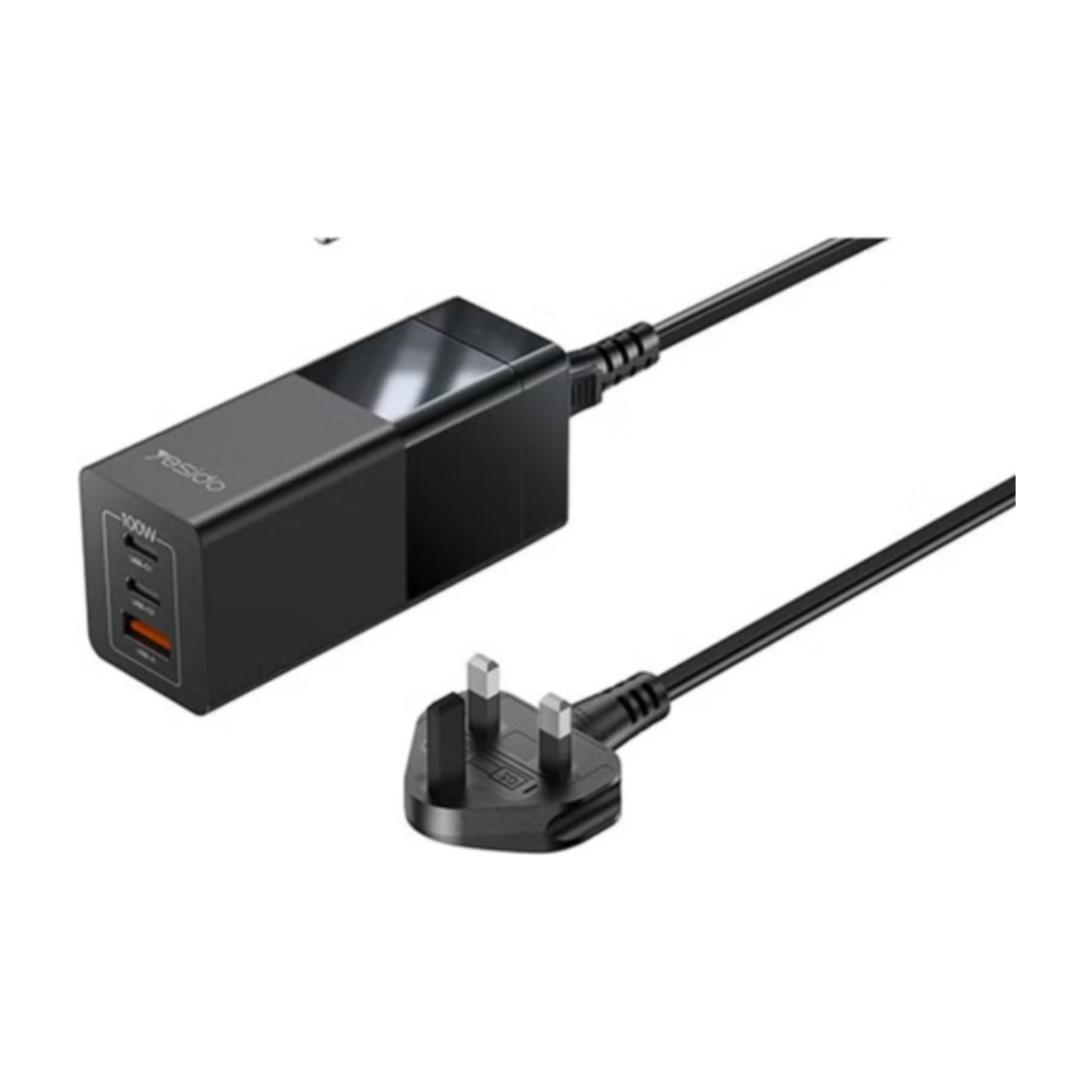 Yesido YC77 GaN شاحن سطح المكتب USB+ 2 محطة شحن من النوع C