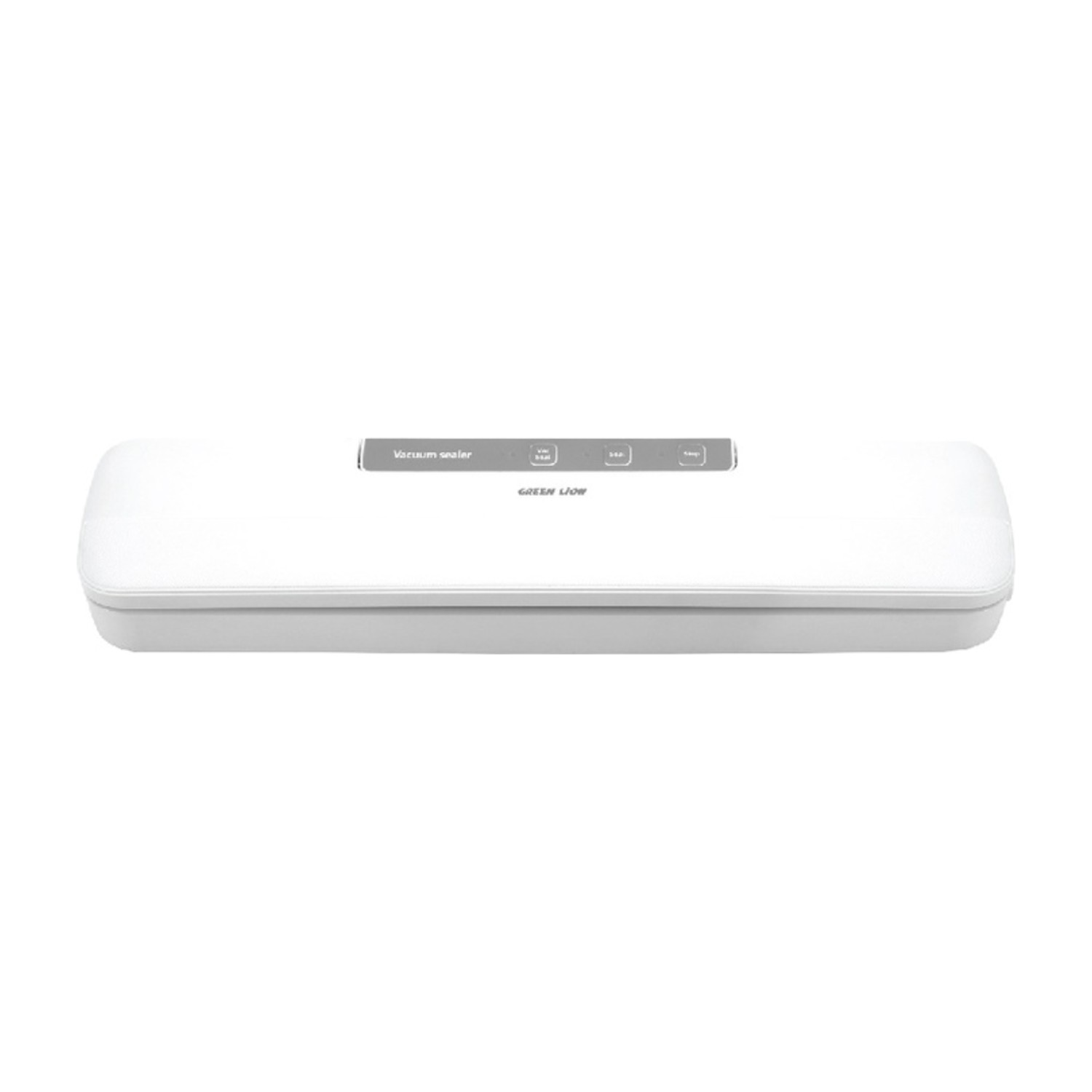 Green Lion Vacuum Sealer Machine 80W for Food Storage & Preservation, -64kPa Suction Power, Multi-Packet Sealing, Overheating Protection & Low Noise - White