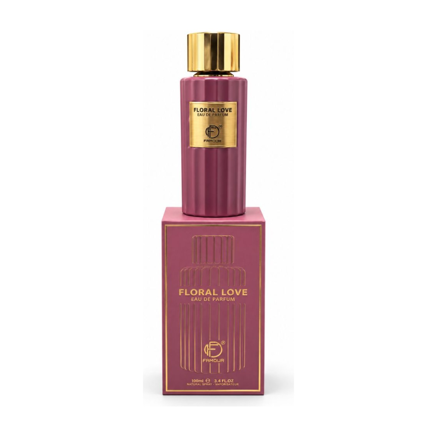 FAMOUR Floral Love Eau de Parfum for Women, 100 ml Natural Spray
